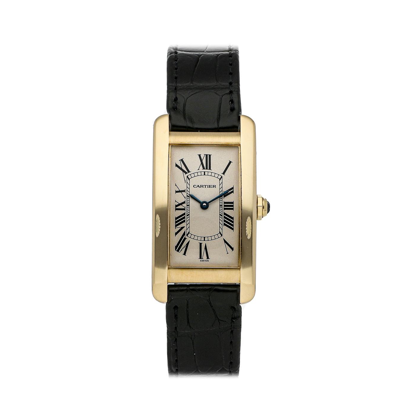 Pre-Owned Cartier Tank Americaine Medium Model W2601456 | WatchBox