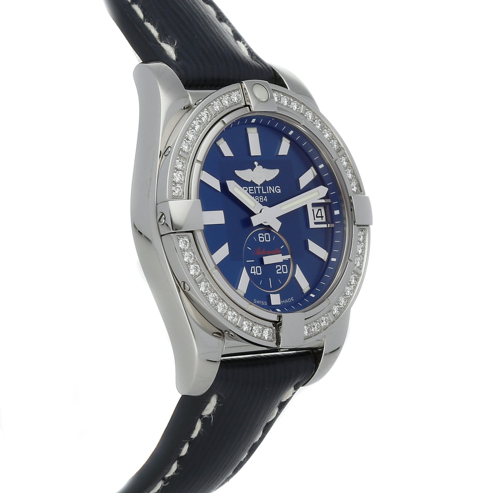 Breitling Galactic 36 Auto Steel Diamonds Ladies Strap  