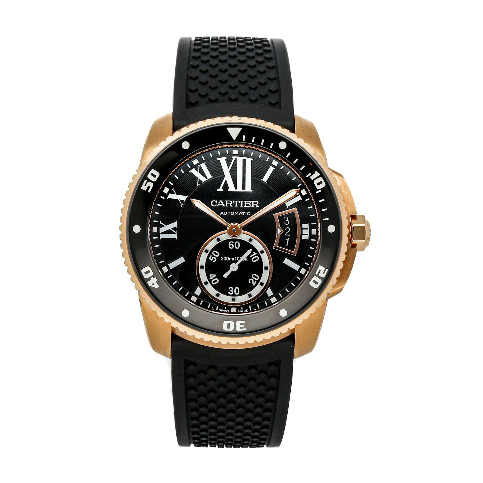 cartier diver gold