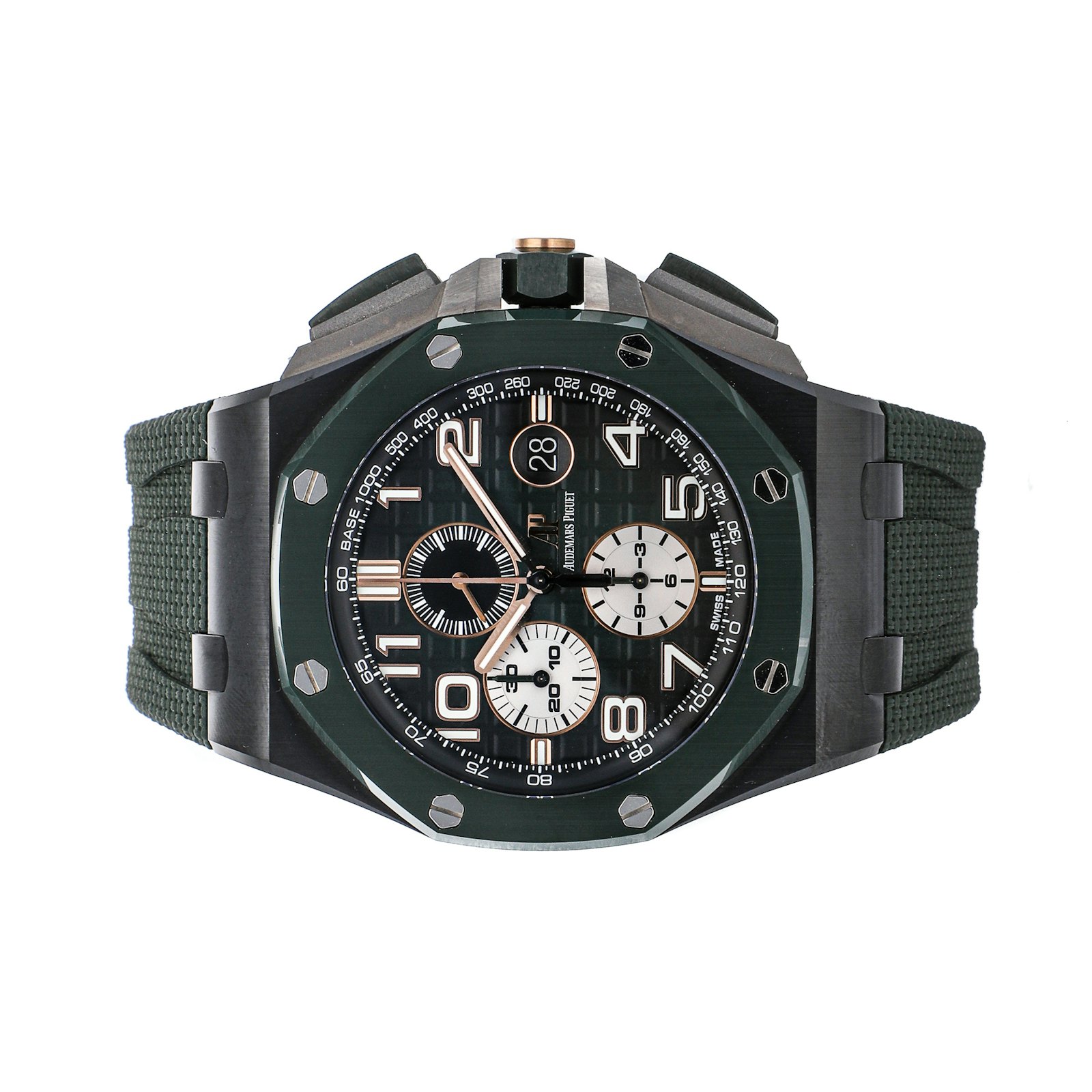 Audemars Piguet Royal Oak Offshore Auto Ceramic Mens Watch 26405CE.OO ...