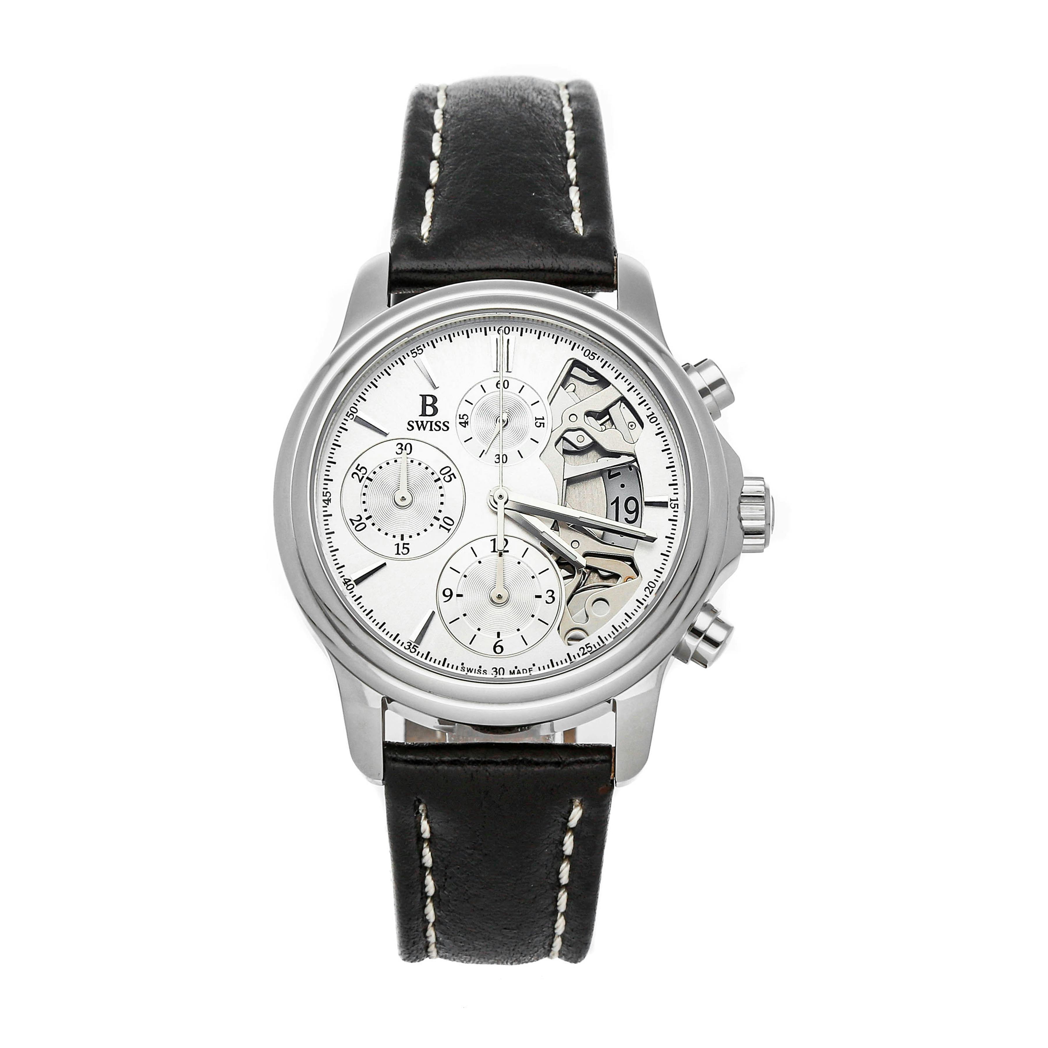 B swiss by bucherer shop prestige chrono automatic watch