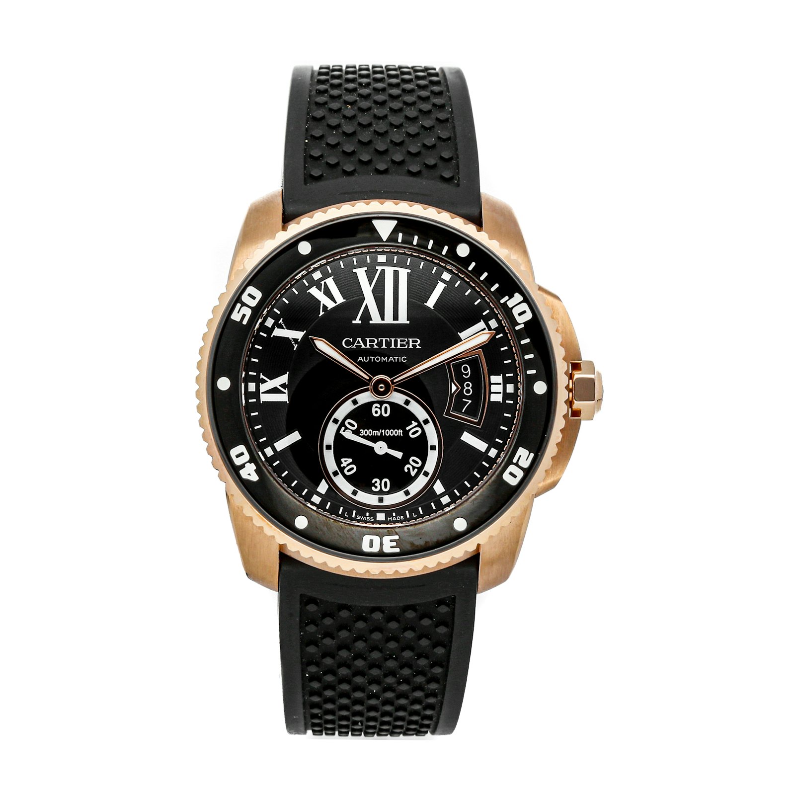 cartier diver gold