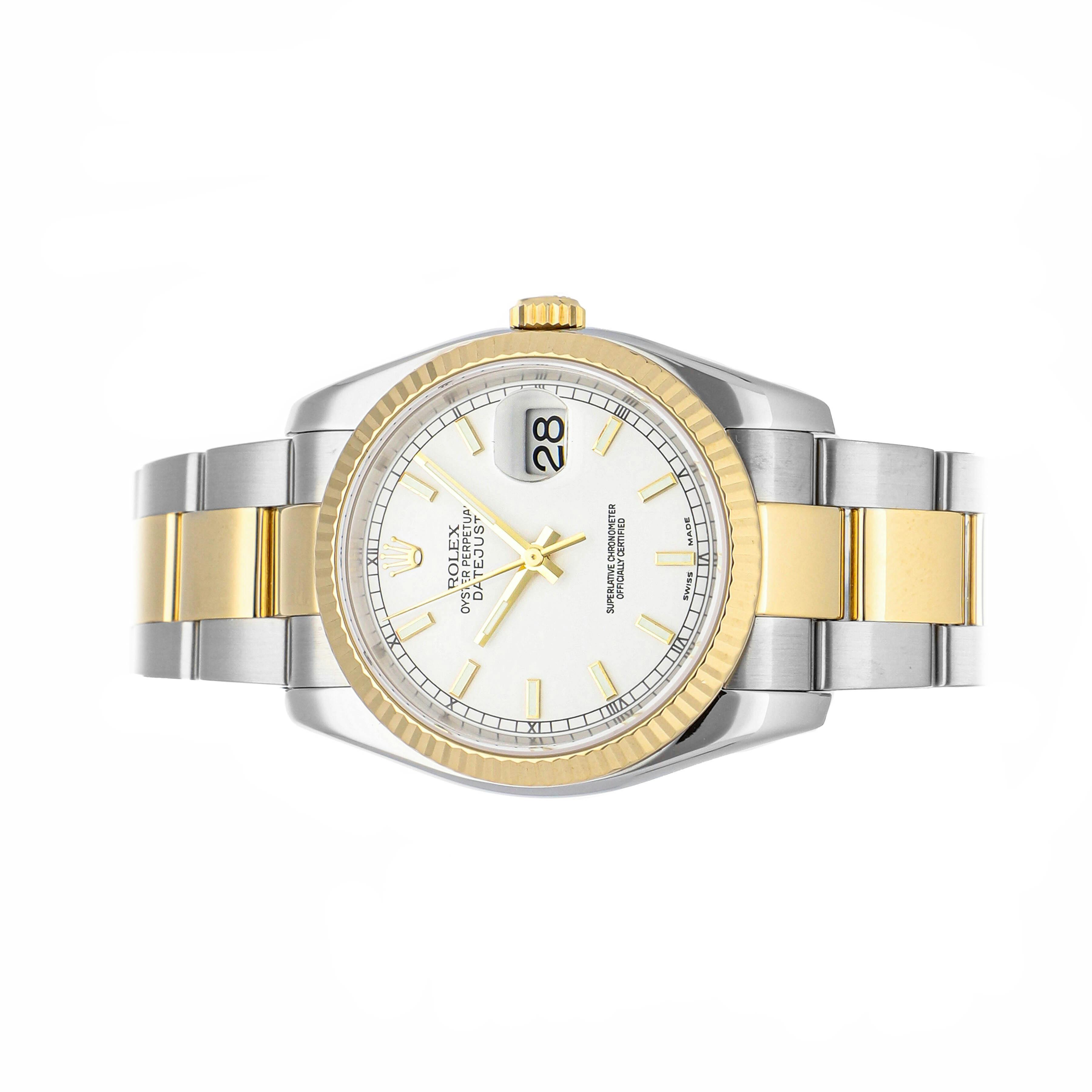 rolex oyster perpetual datejust 18k ss rolex oyster perpetual datejust 18k ss