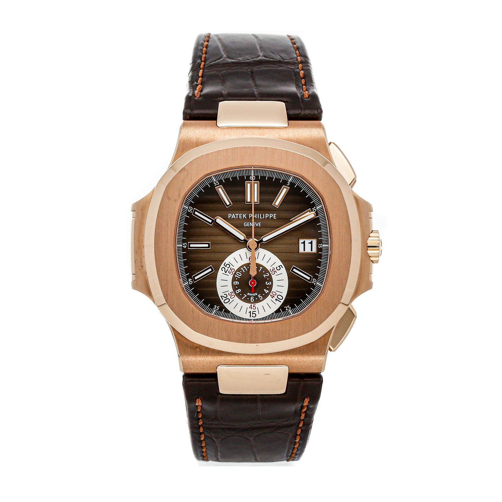 patek philippe nautilus chronograph rose gold