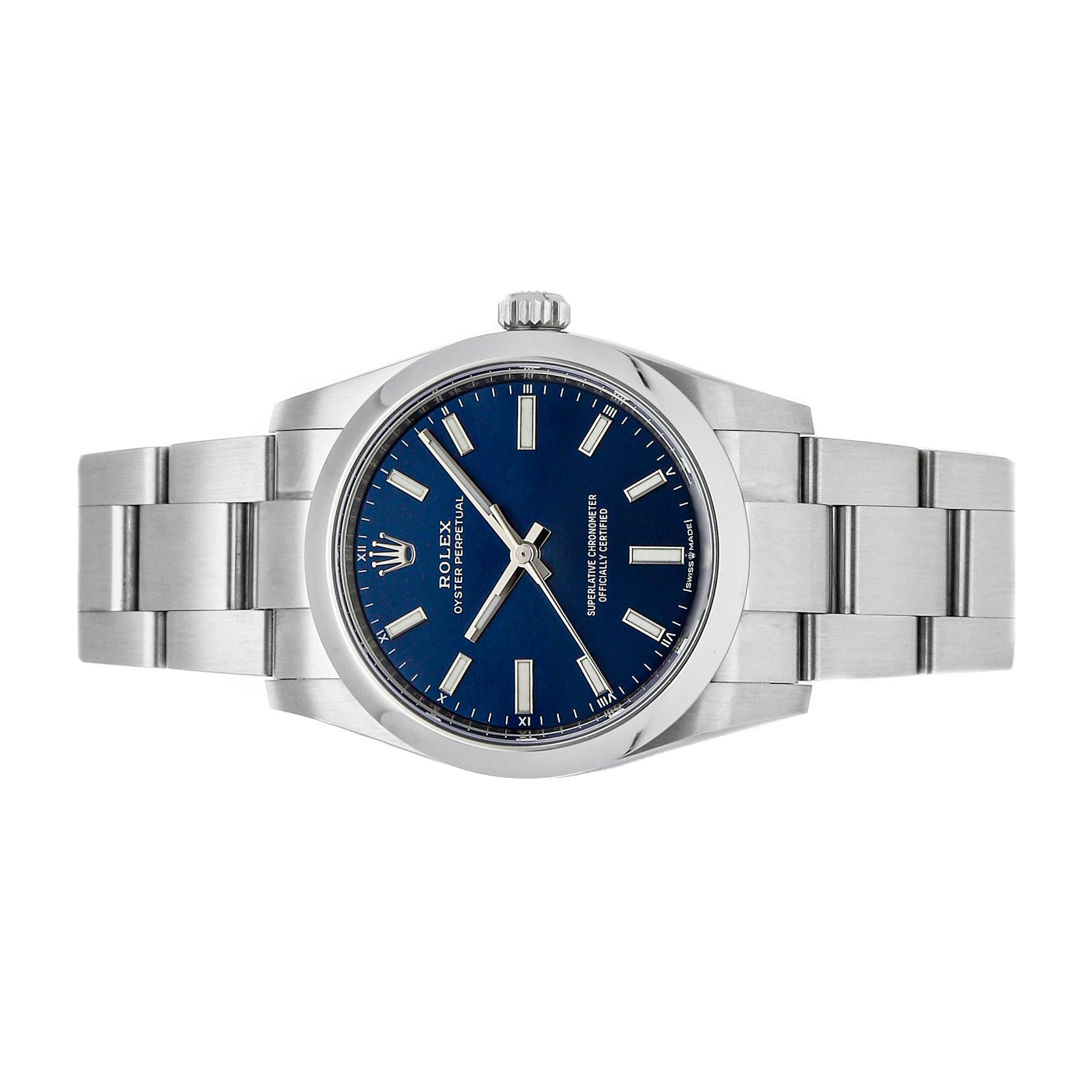 Rolex Oyster Perpetual Auto 34mm Steel Mens Oyster Bracelet Watch