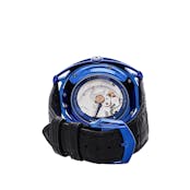 Pre-Owned De Bethune DB28 Steel Wheels Blue "The Hour Glass" DB28SWAB
