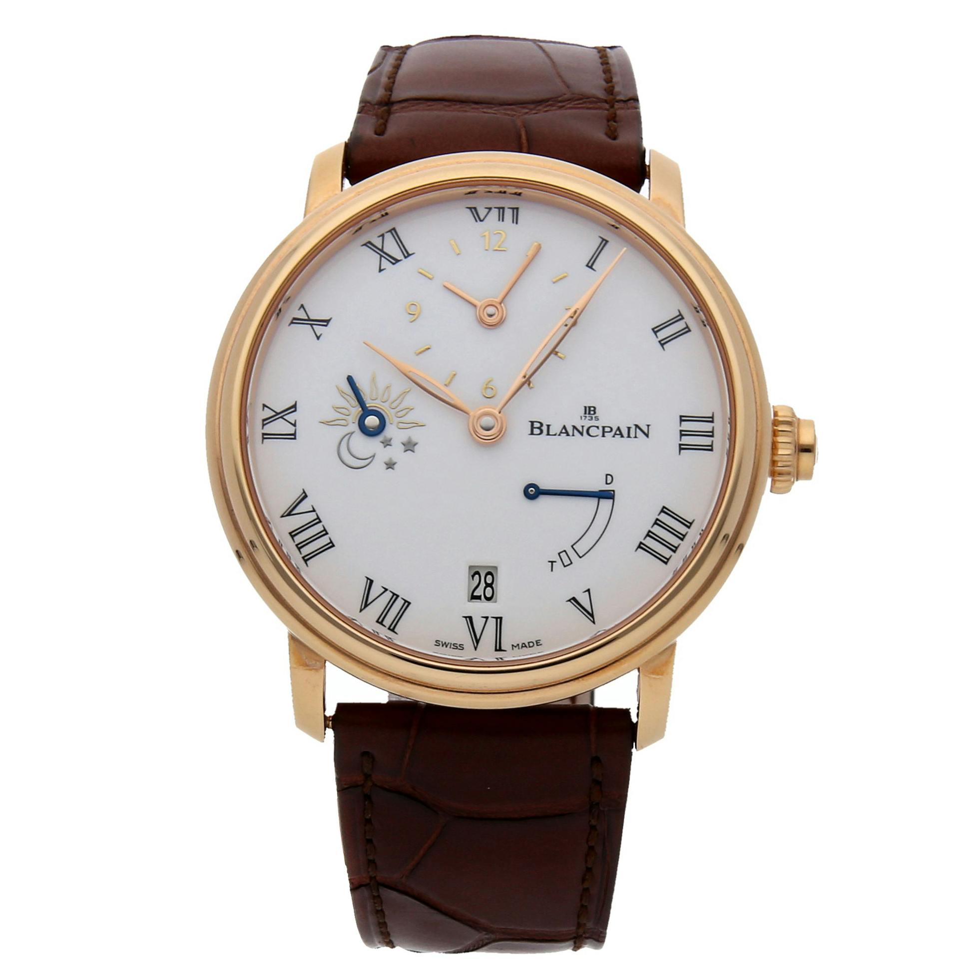 Pre Owned Blancpain Villeret Demi Fuseau Horaire 8 Jours Limited