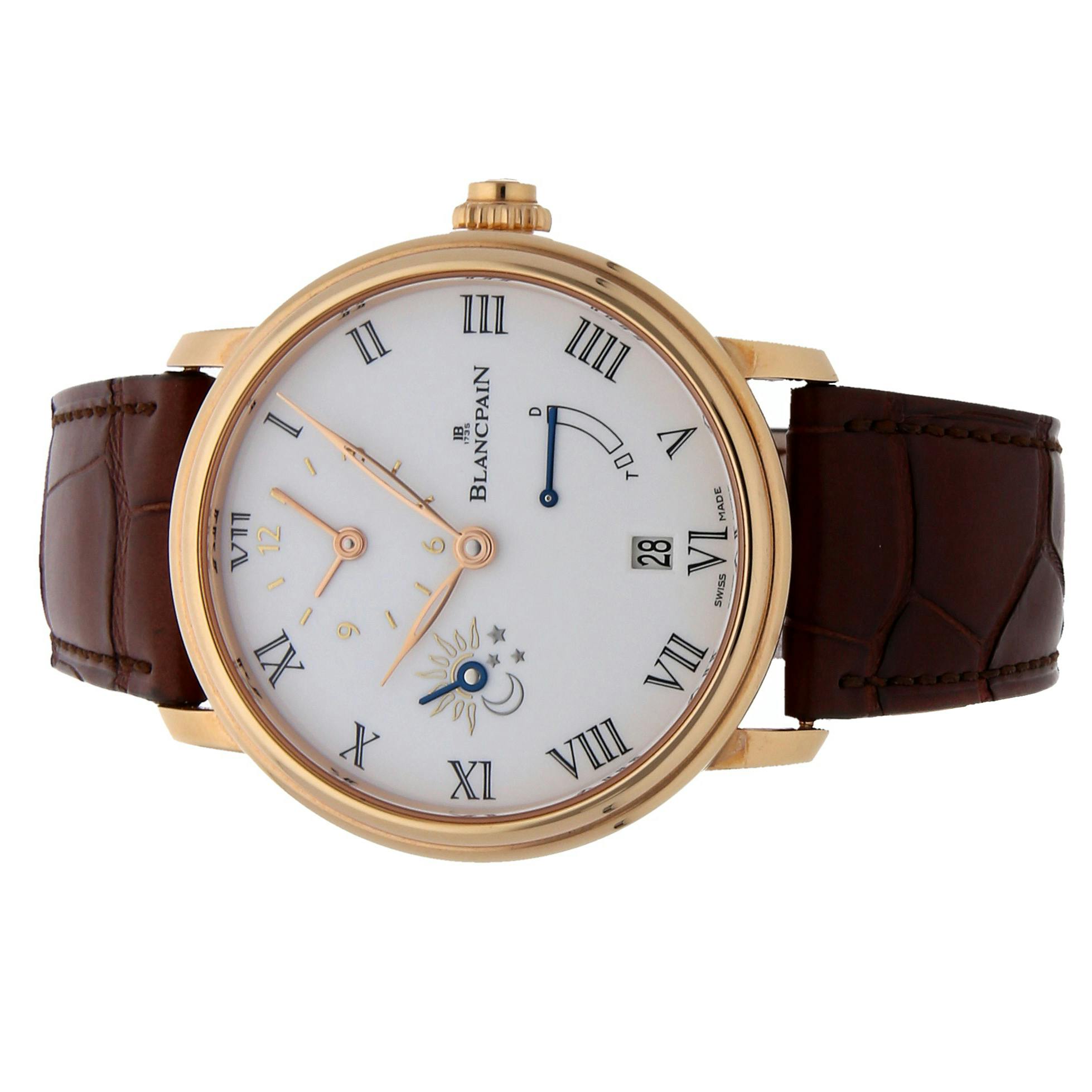 Pre Owned Blancpain Villeret Demi Fuseau Horaire 8 Jours Limited