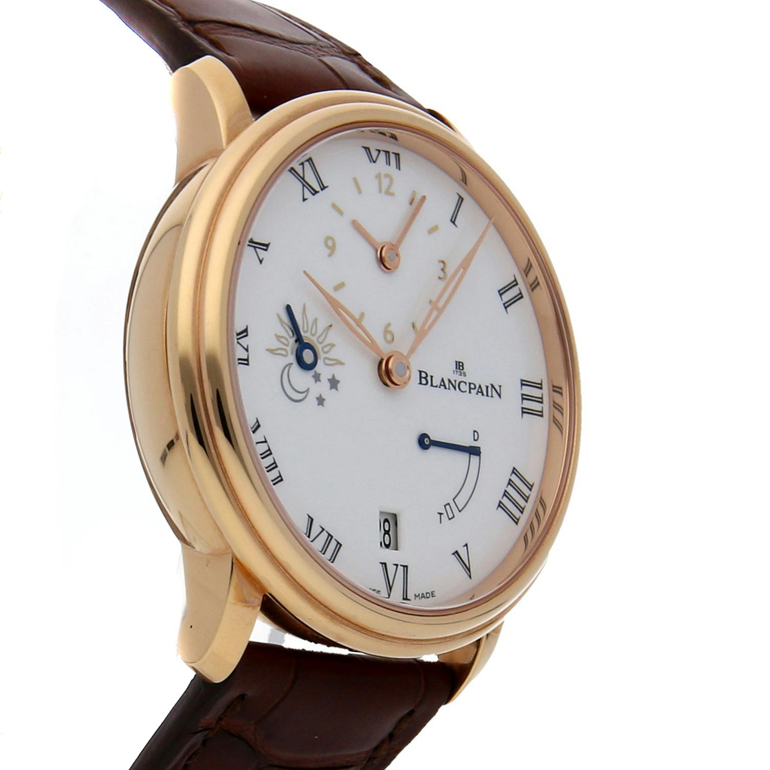 Pre Owned Blancpain Villeret Demi Fuseau Horaire 8 Jours Limited