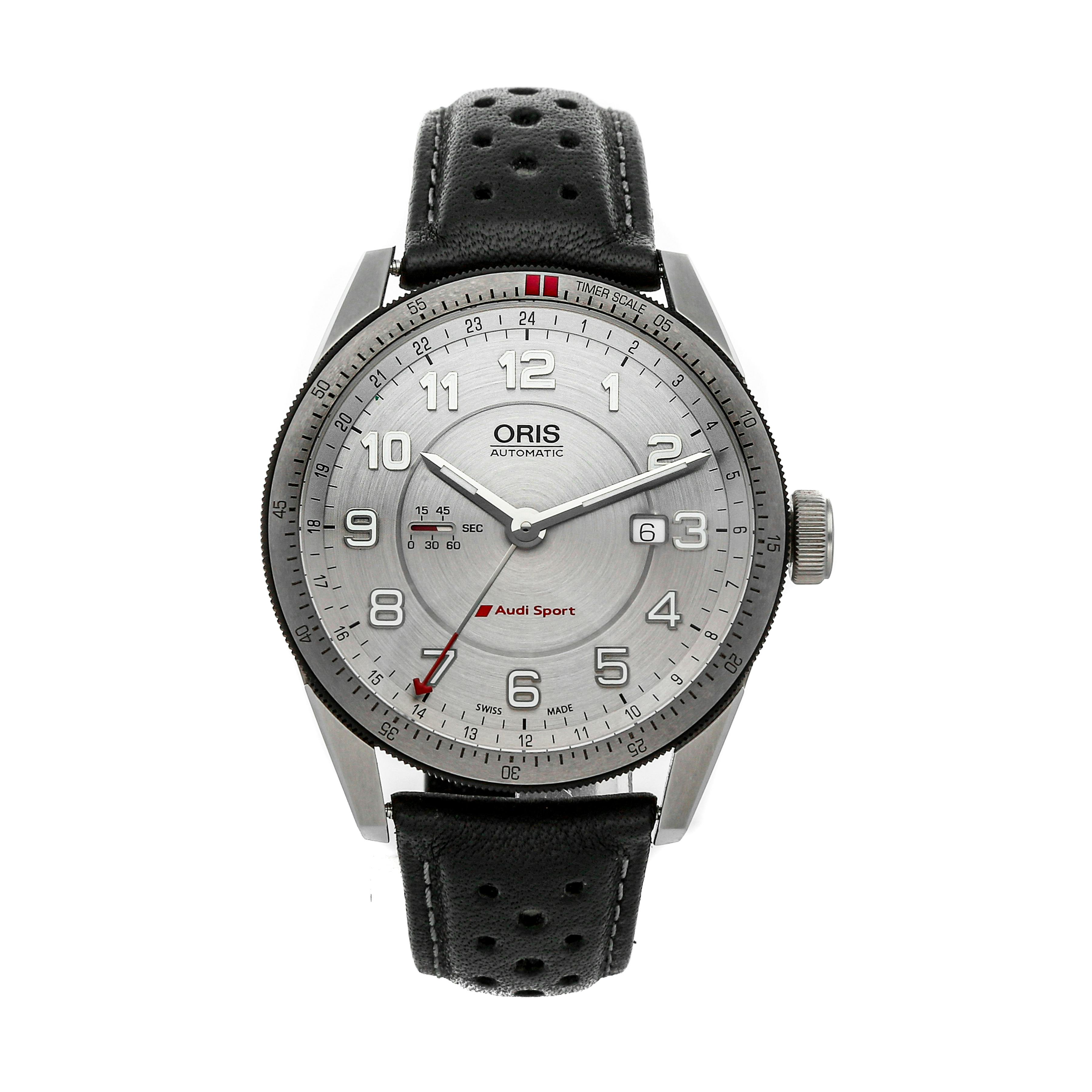 Pre Owned Oris Audi Sport GMT 01 747 7701 4461 07 5 22 87FCS