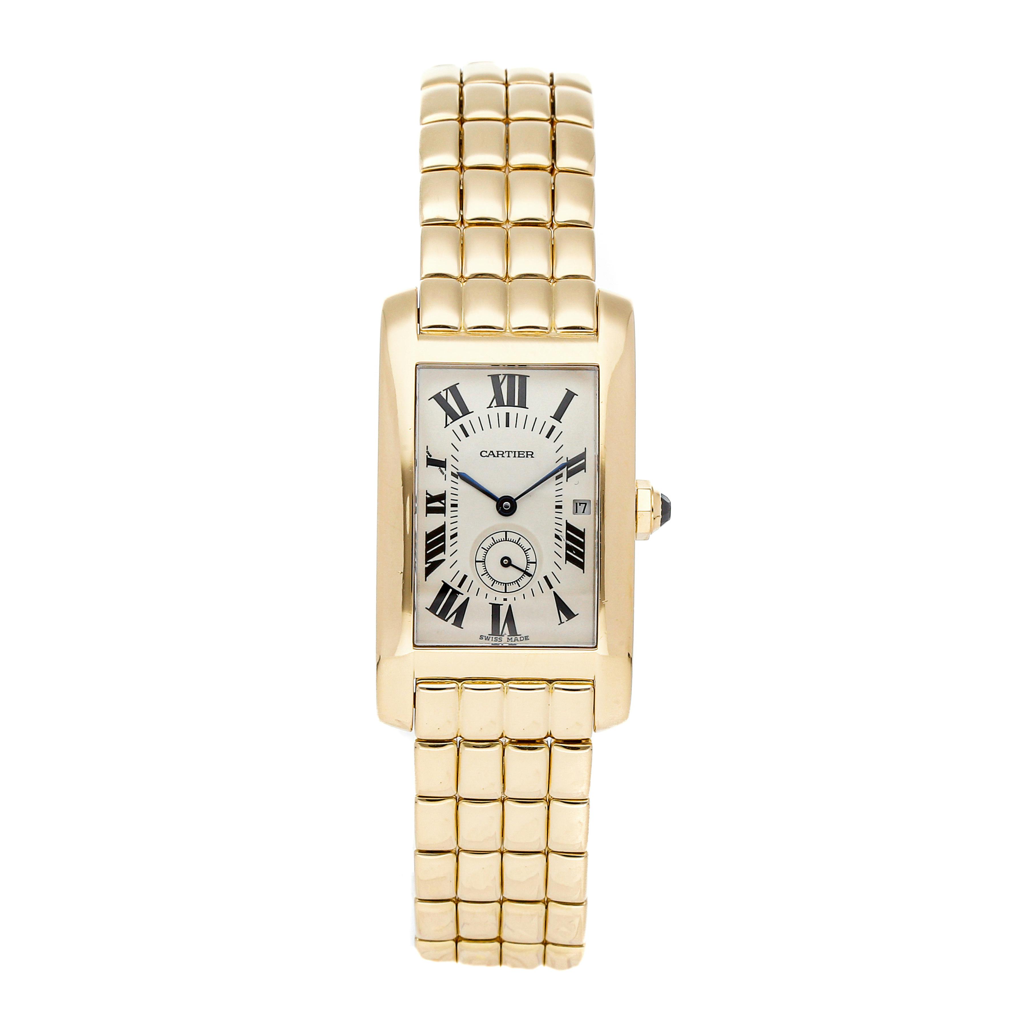 cartier tank watch womens pre owned