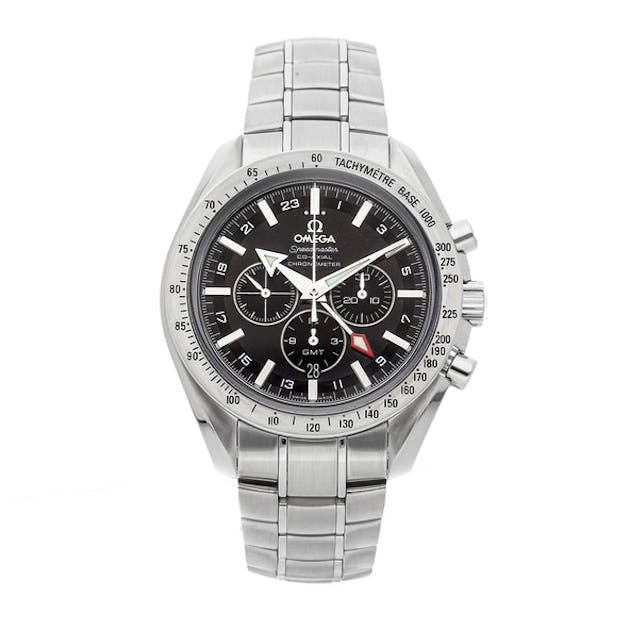 Pre-Owned Omega Speedmaster Broad Arrow GMT Chronograph 3581.50.00
