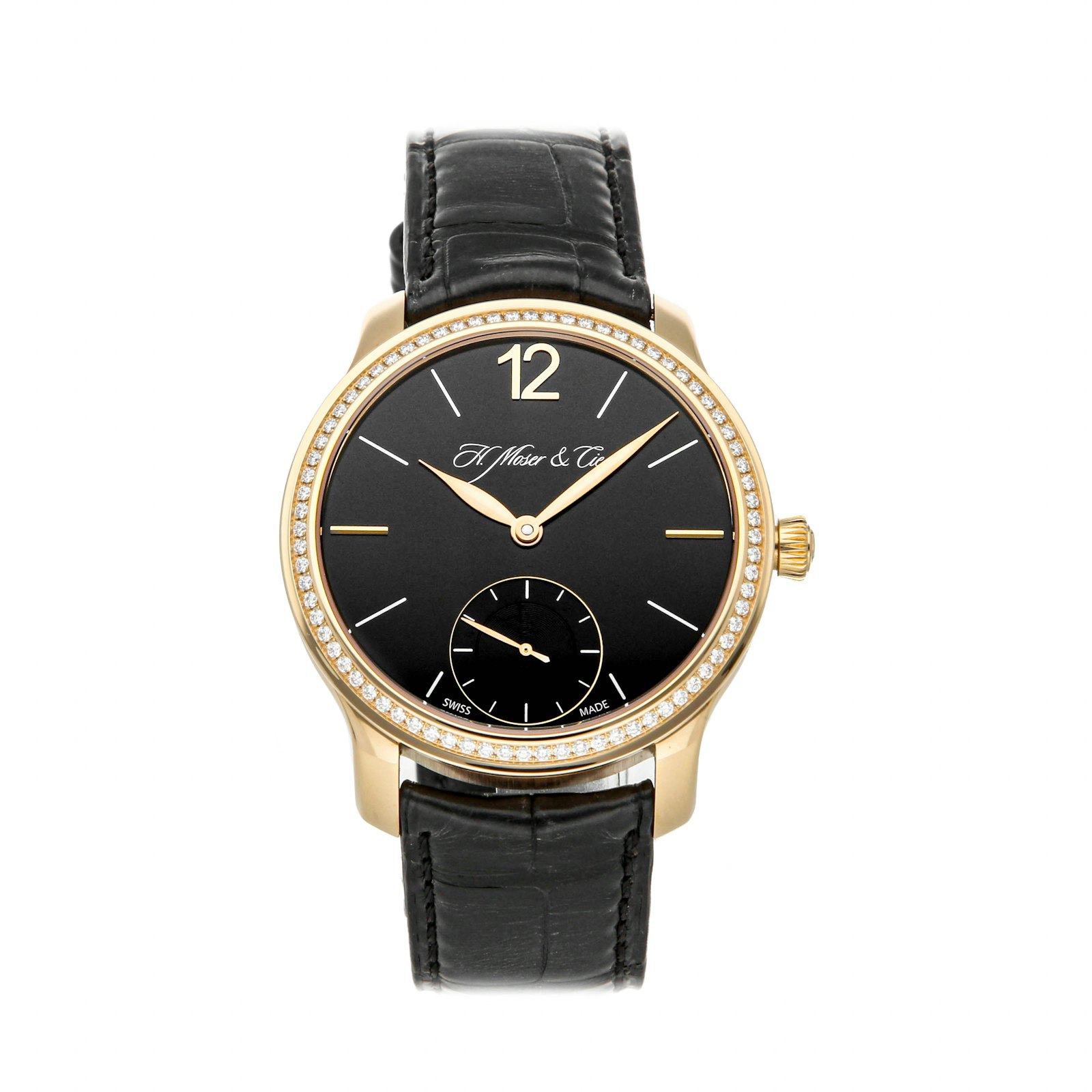 H. Moser & Cie Endeavour Small Seconds LE Manual Gold Mens Watch 1322