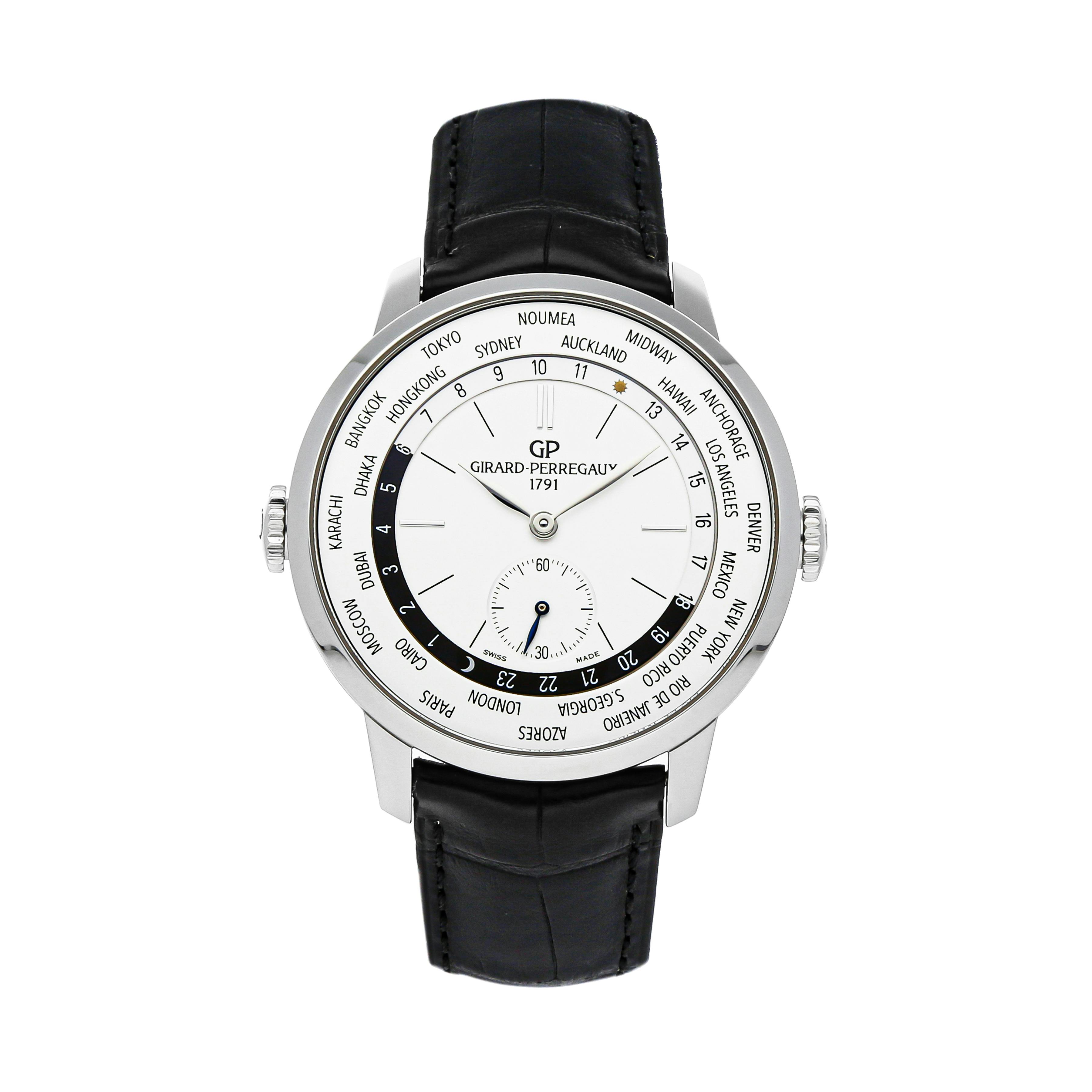 Pre Owned Girard Perregaux 1966 WW.TC World Timers Heritage 49557