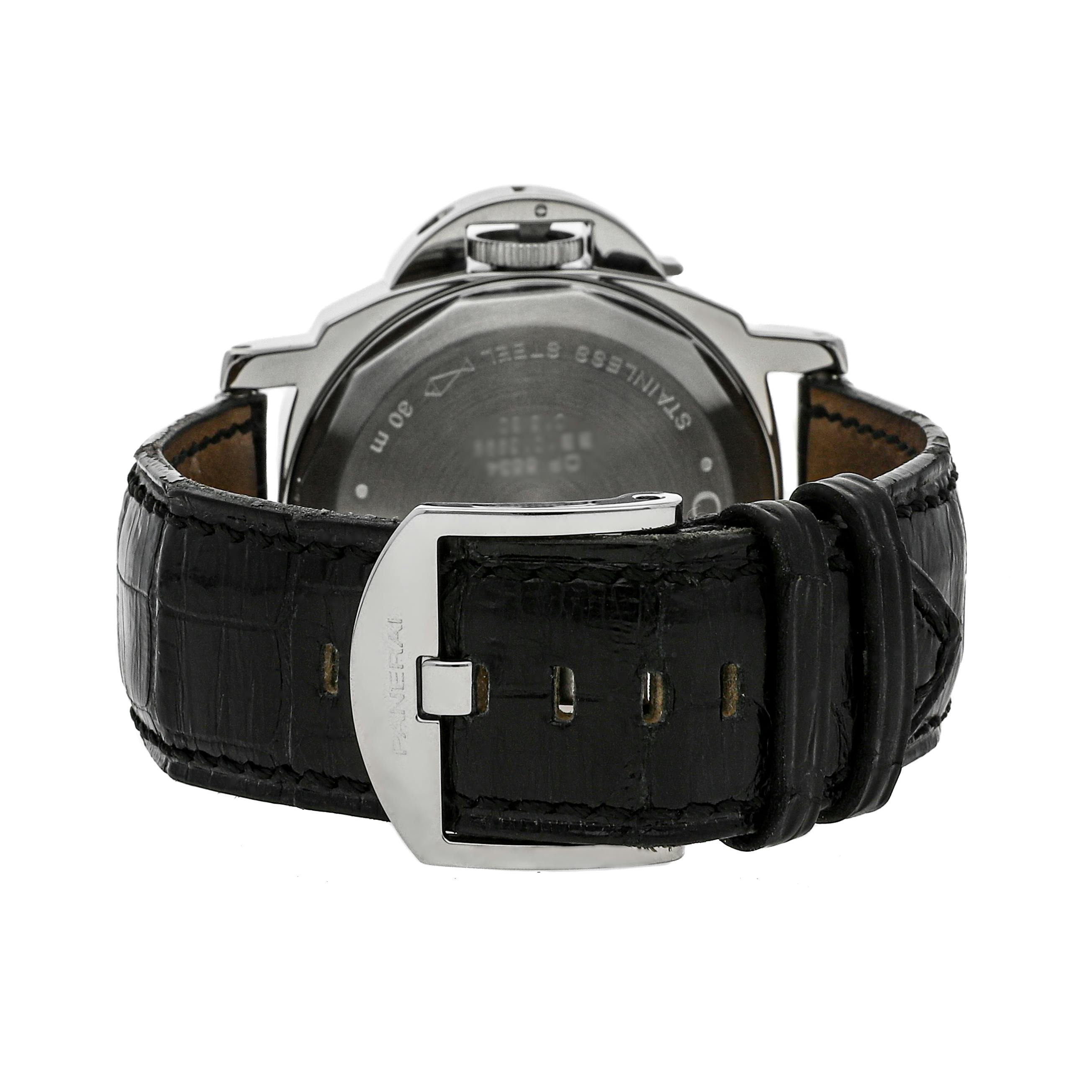 Pre Owned Panerai Luminor Diamond Set PAM 30 Govberg Jewelers