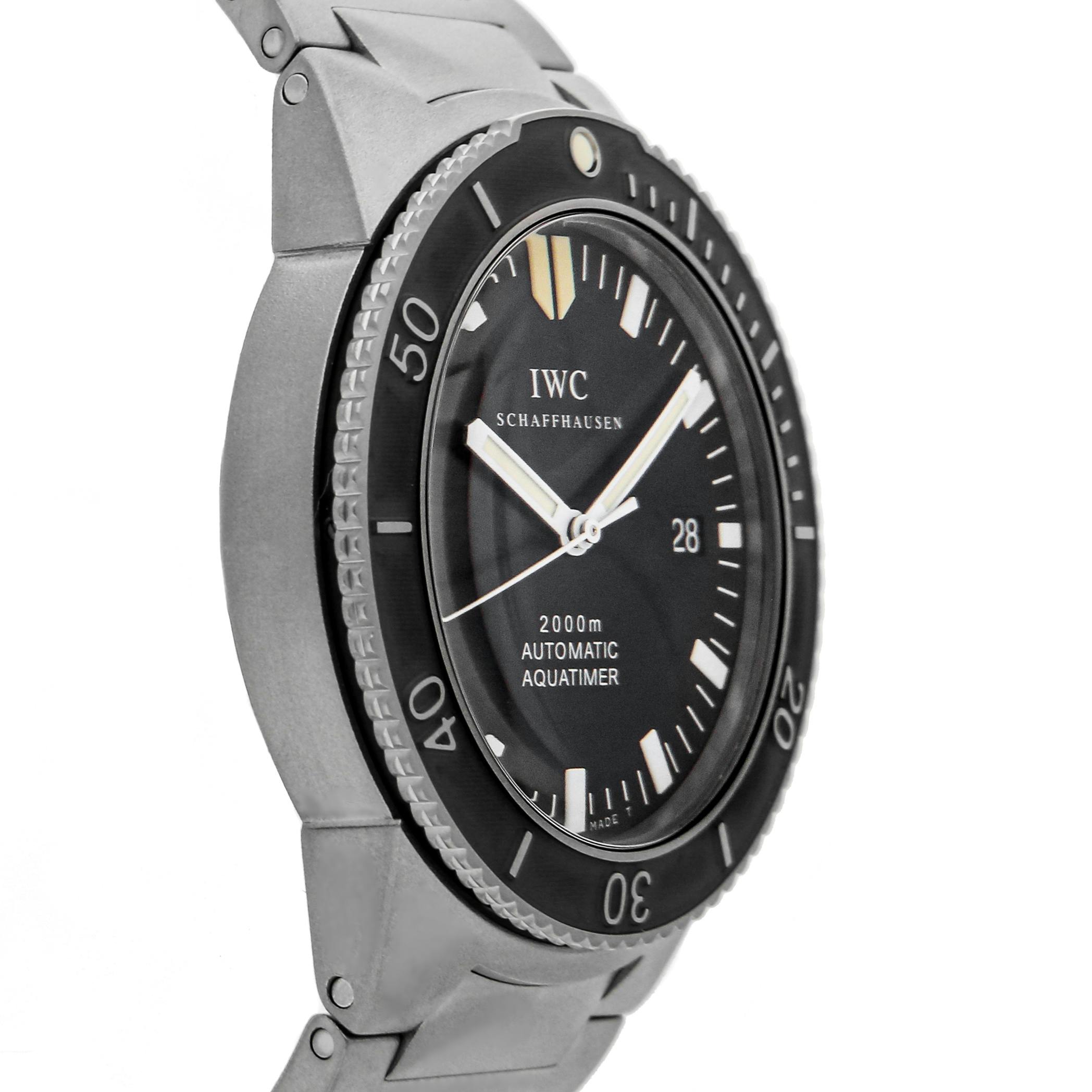 The Legendary IWC Aquatimer 3536 A Dive into Timekeeping