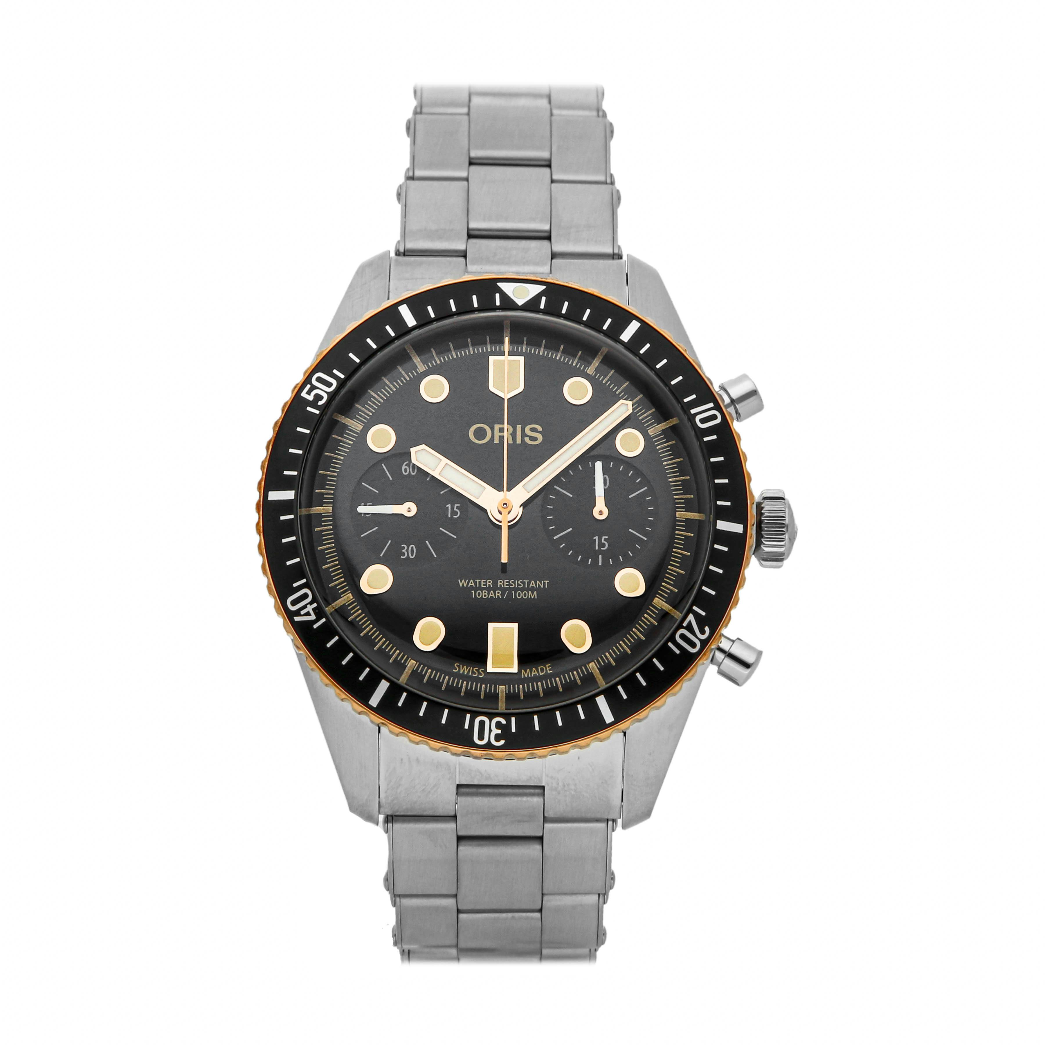 Pre-Owned Oris Divers Sixty-Five Chronograph 01 771 7744 4354-07 8 21 18