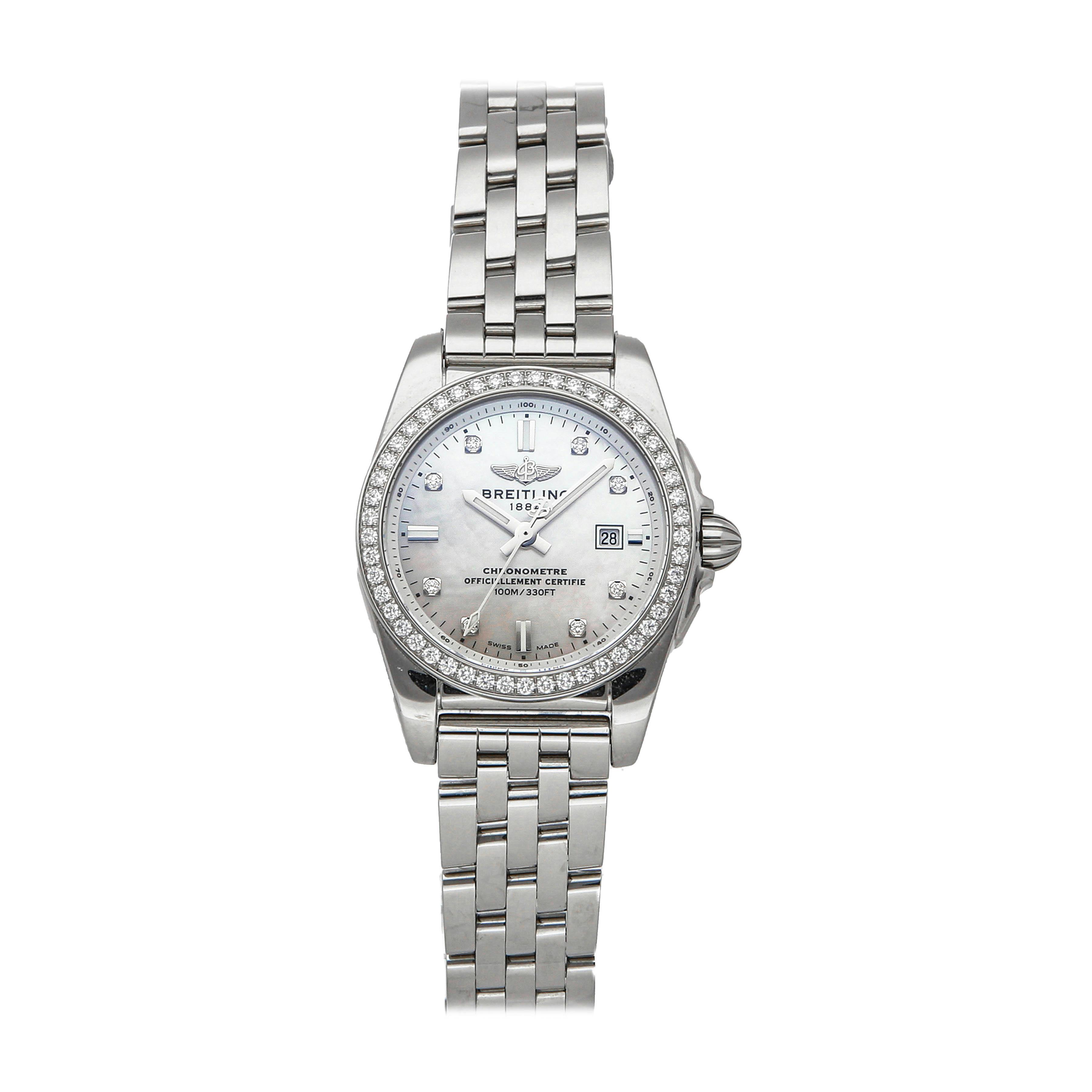 Breitling galactic 29 diamond sale