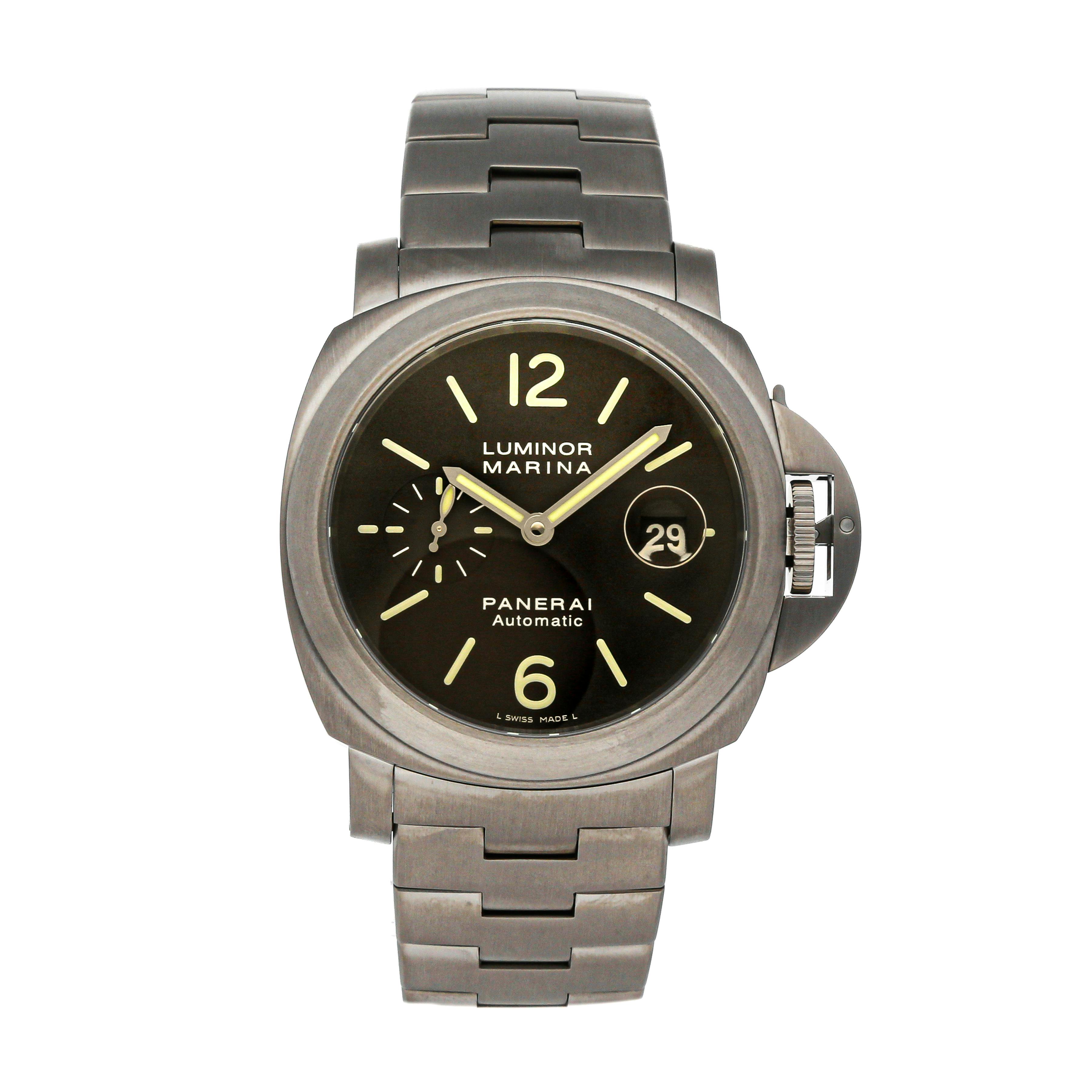 Pre Owned Panerai Luminor Marina PAM 296 Govberg Jewelers