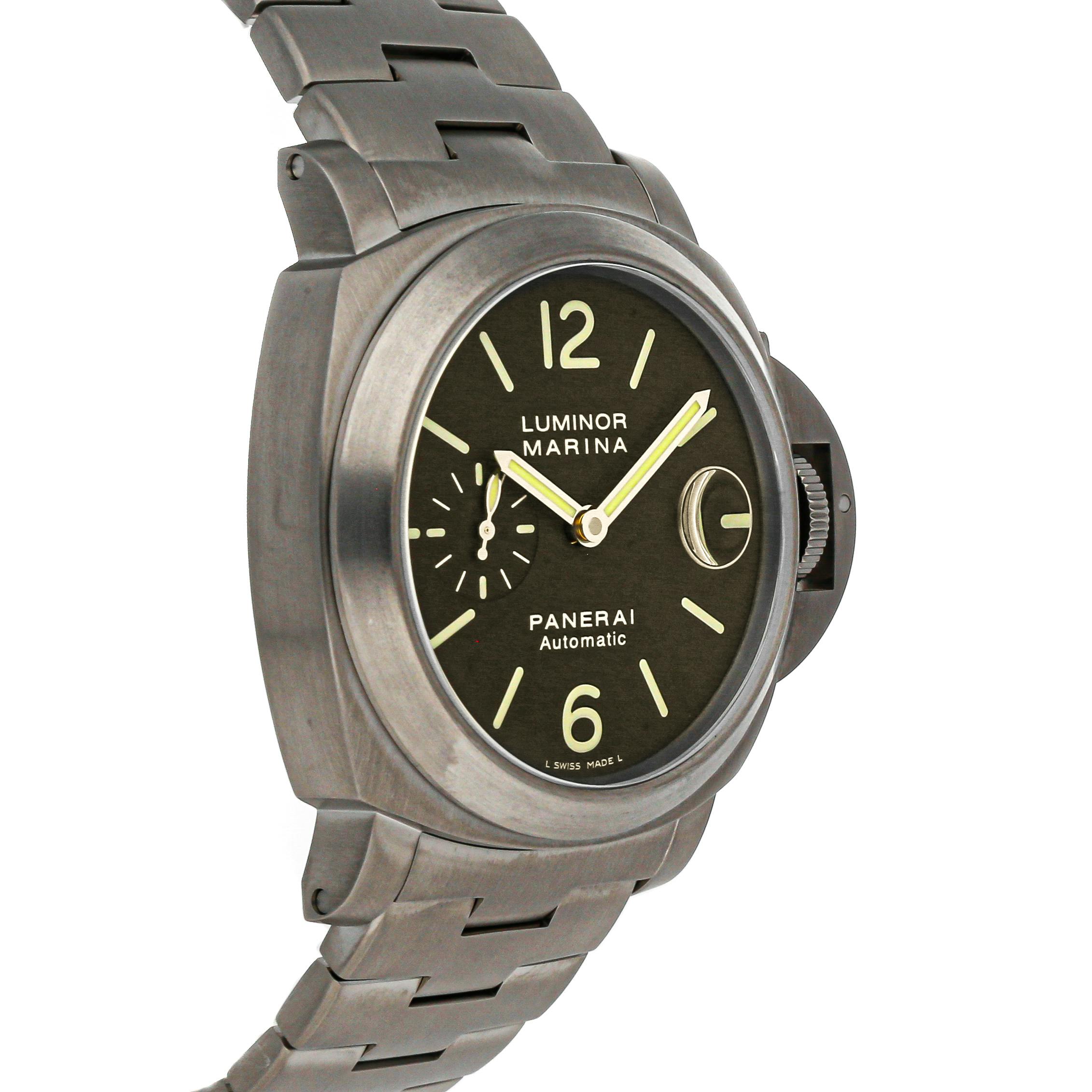 Pre Owned Panerai Luminor Marina PAM 296 WatchBox