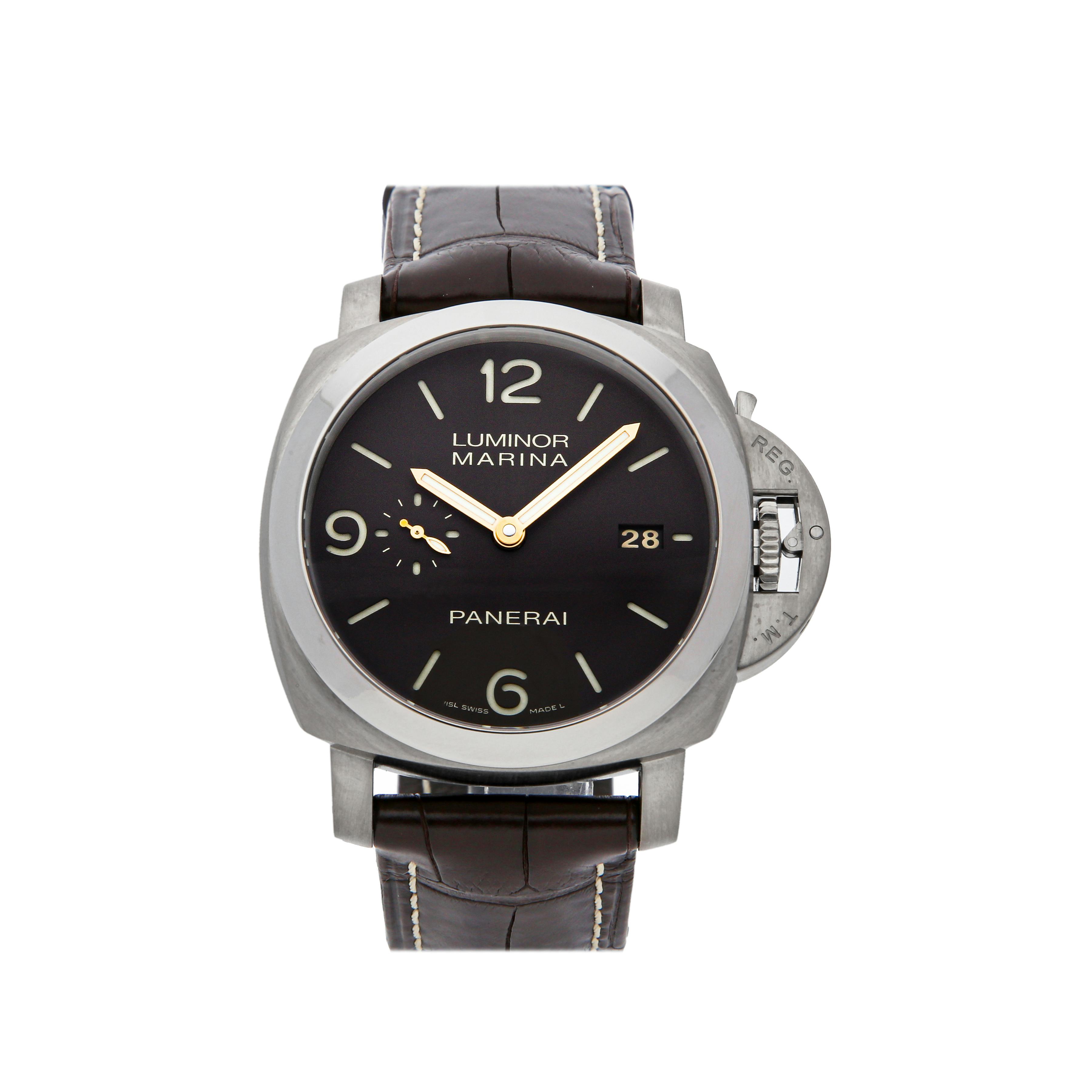 Pre Owned Panerai Luminor Marina 1950 3 Days PAM 351 WatchBox