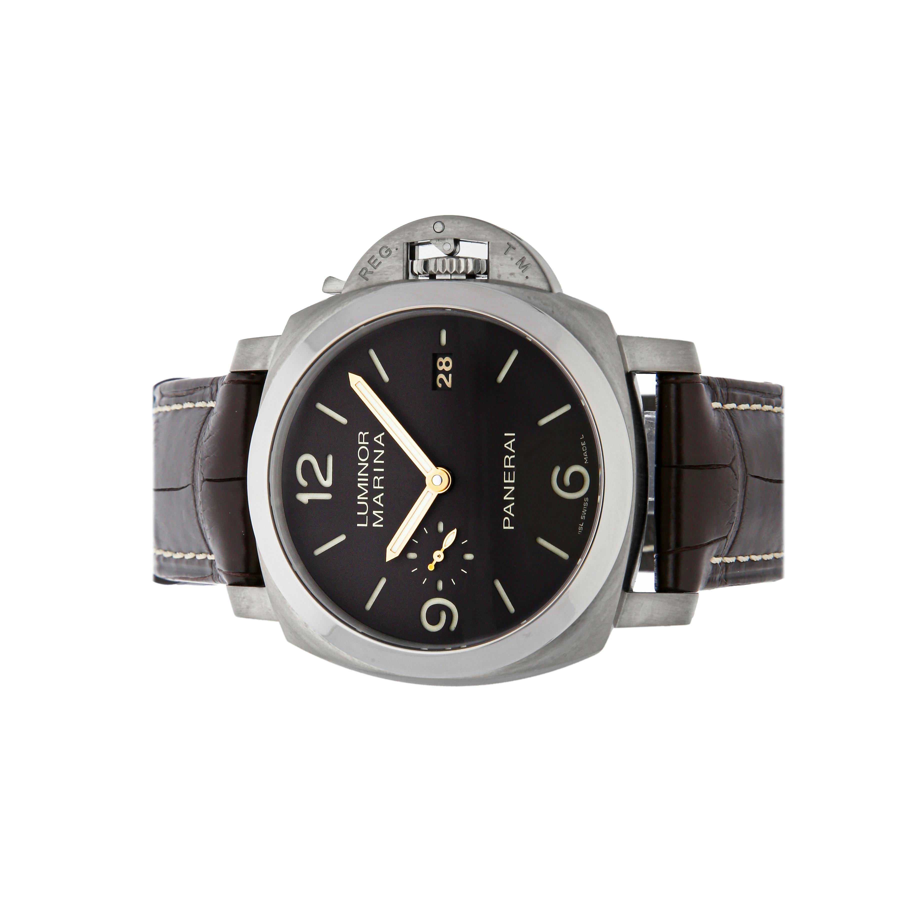 Pre Owned Panerai Luminor Marina 1950 3 Days PAM 351 WatchBox