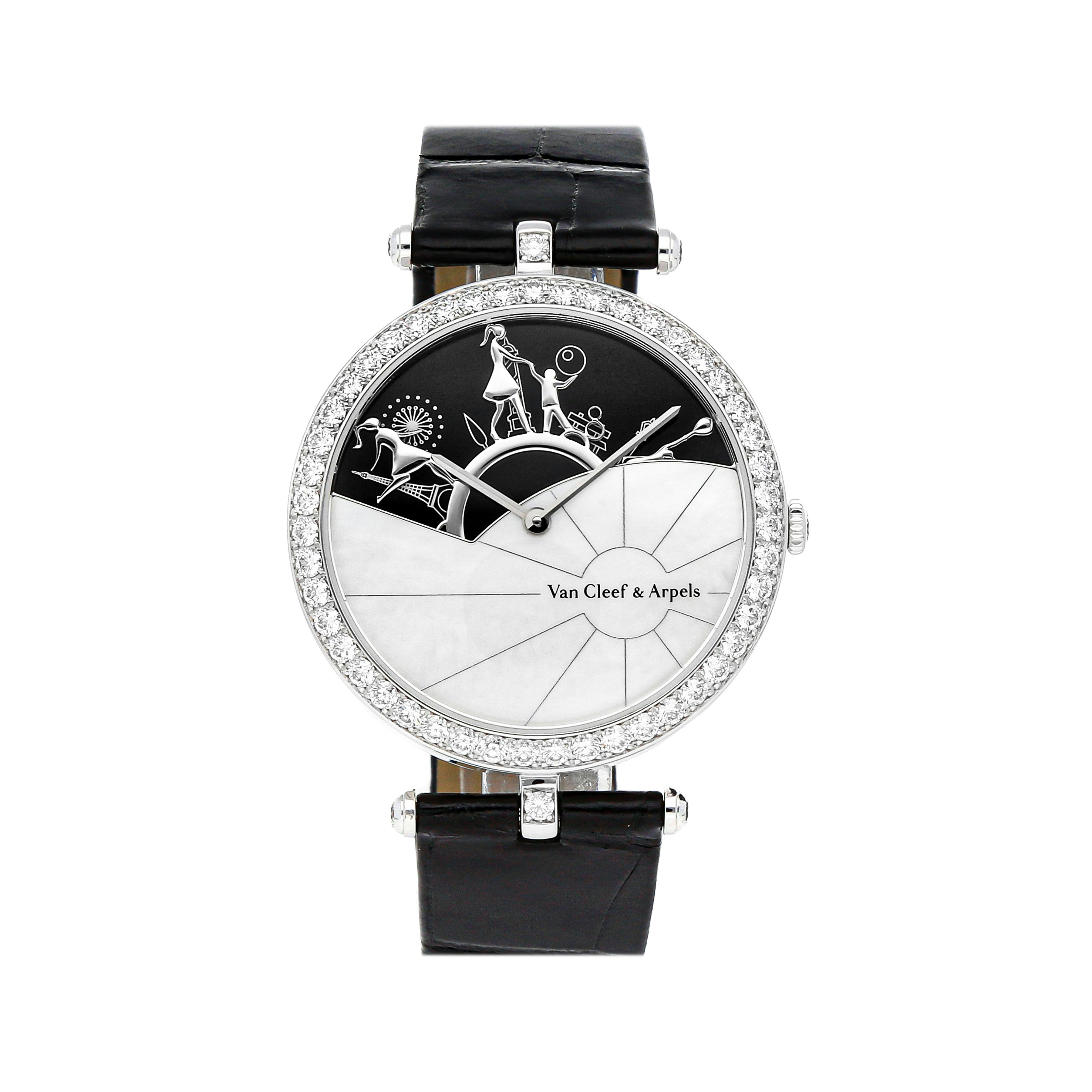Buy Iconic Black Paris Dial Wrist Watch With Elegant Pendant for Women  Girls Online In India At Discounted Prices