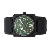 Pre-Owned Bell & Ross BR-03 Military Type BR0392-MIL-CE