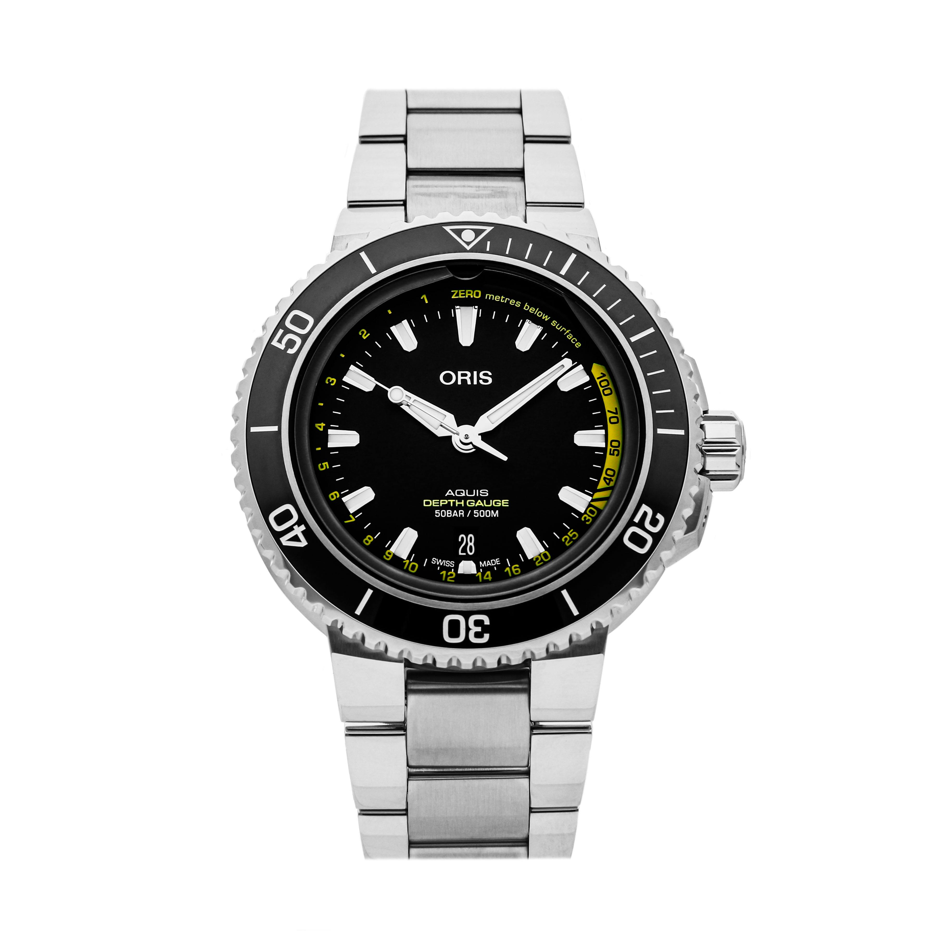 Oris aquis depth outlet gauge