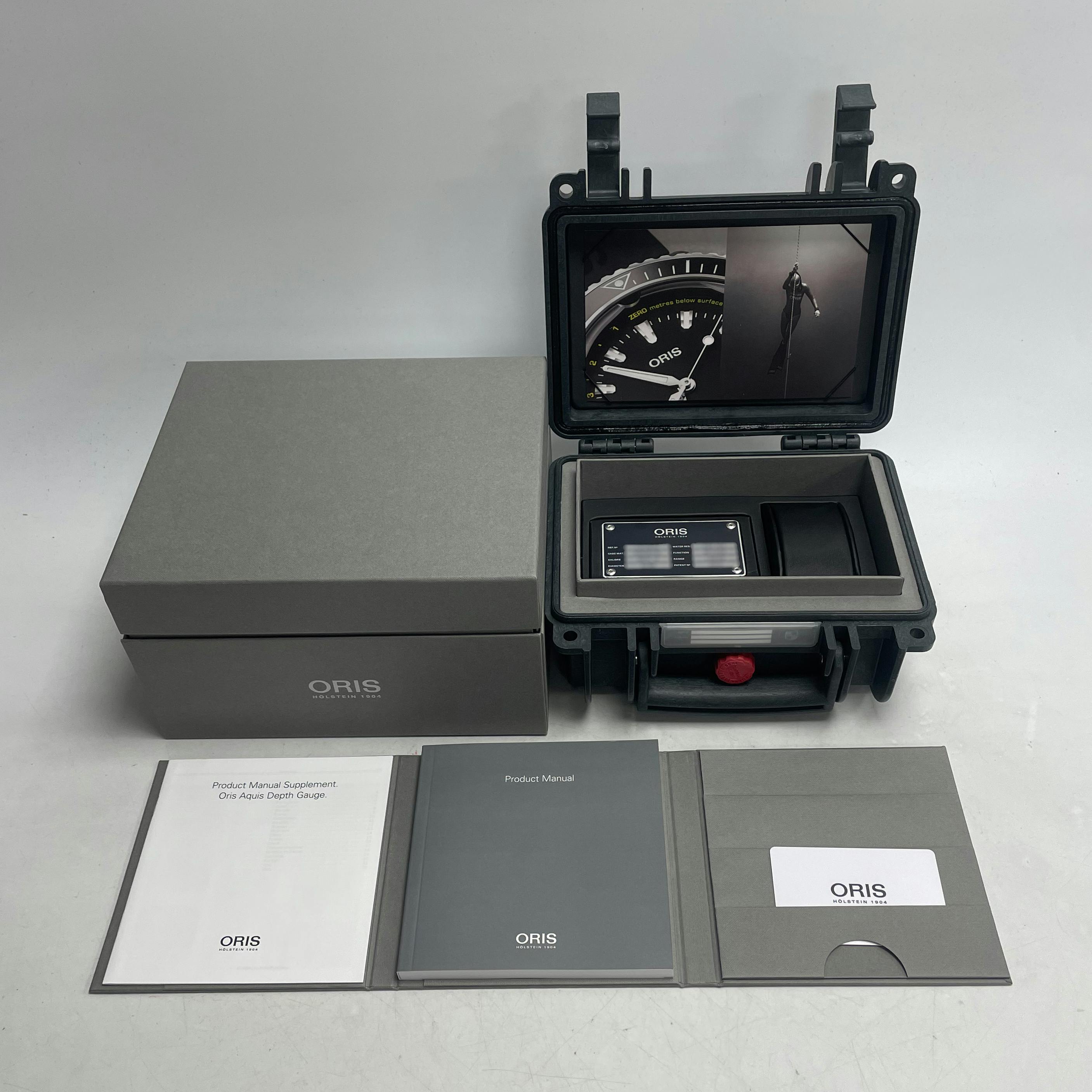 Pre Owned Oris Aquis Depth Gauge 01 733 7755 4154 Set MB