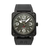 Pre-Owned Bell & Ross BR03-92 Military Type "GI Joe" Edition BR0392-MIL-CE