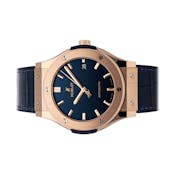 Pre-Owned Hublot Classic Fusion Blue King Gold 511.OX.7180.LR