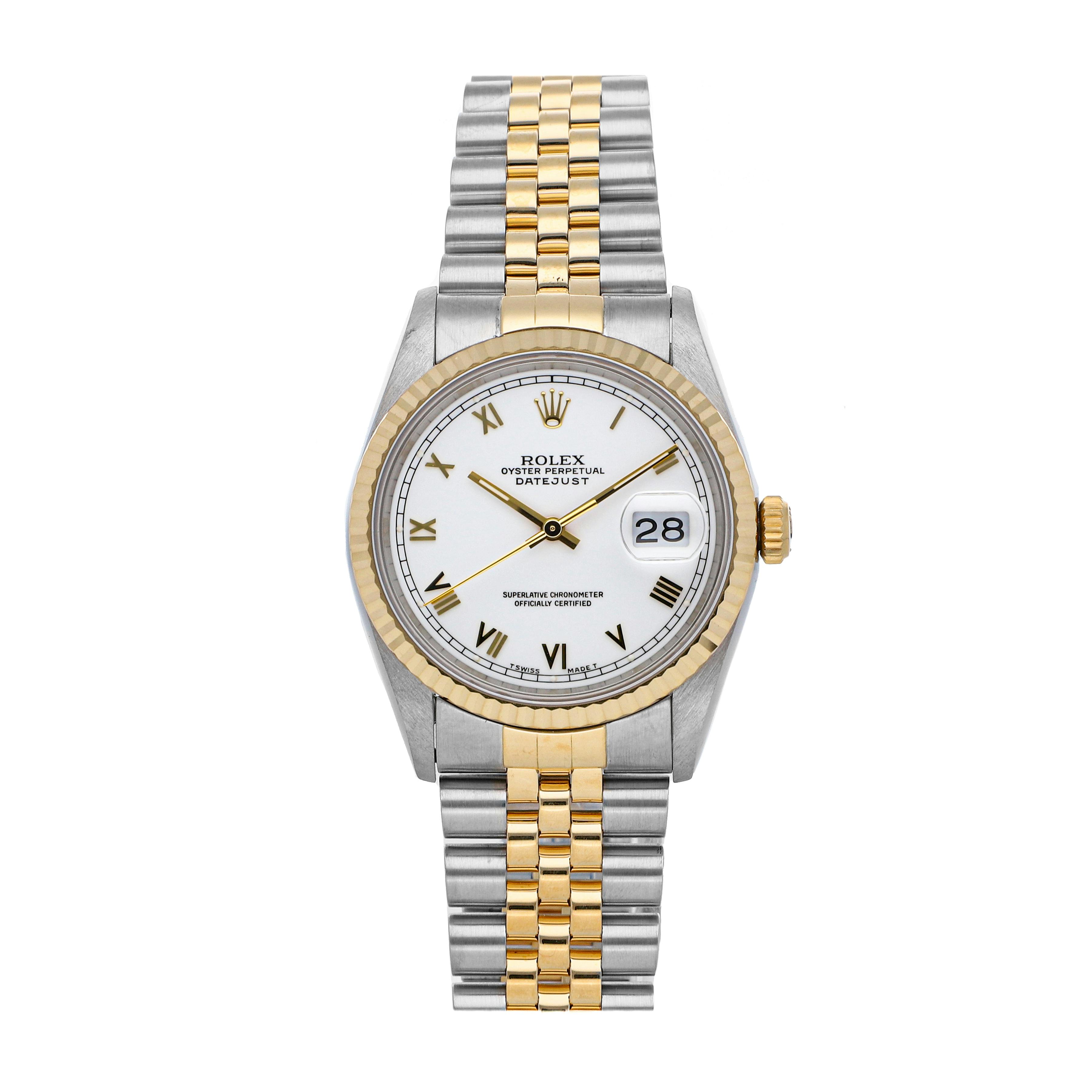 rolex oyster perpetual datejust second hand