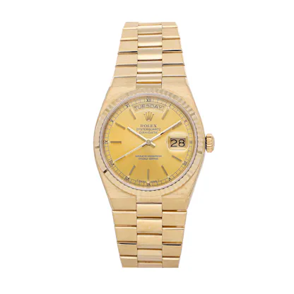 Rolex Oysterquartz Day-Date in yellow gold – rare quartz-powered Rolex model from the late 1970s
