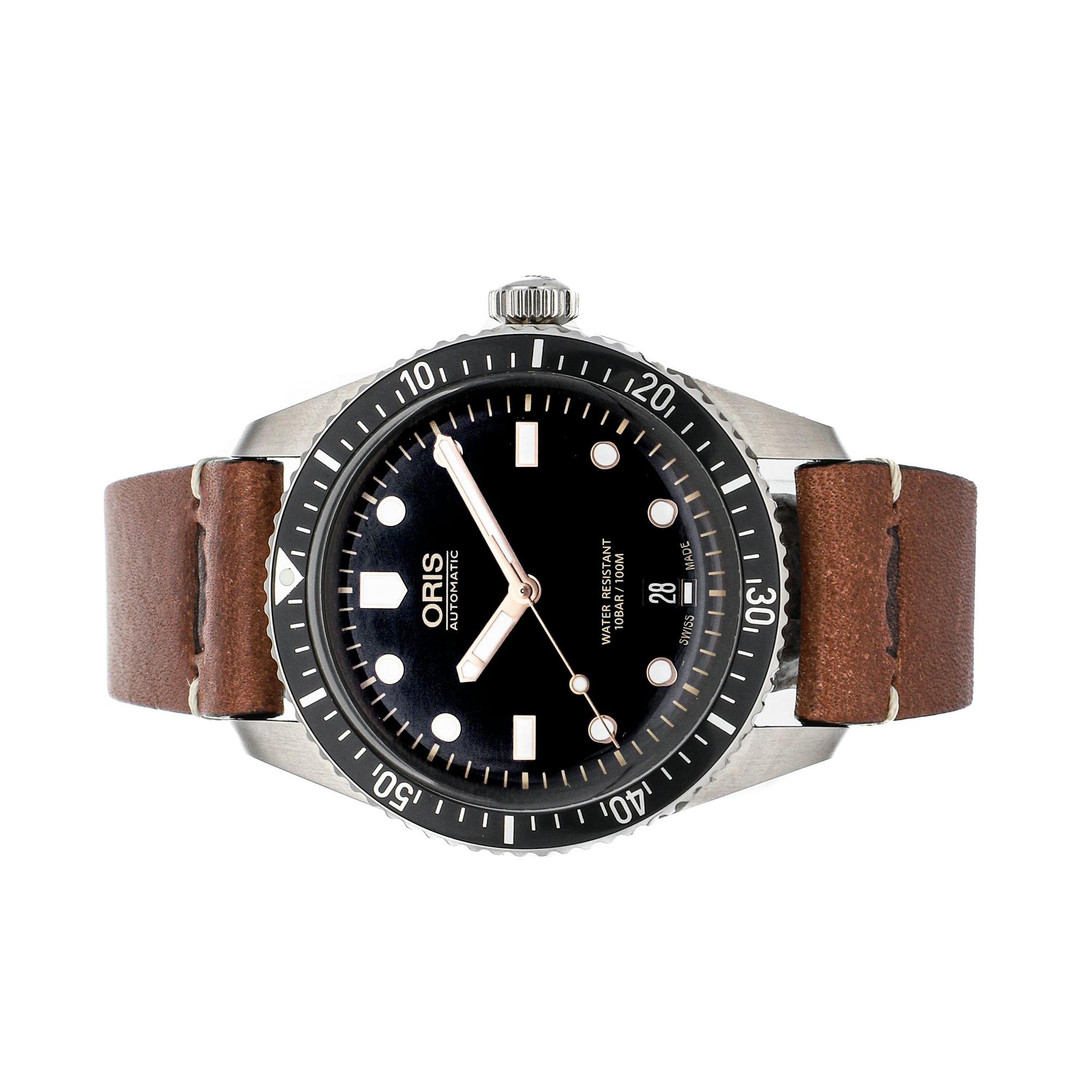 Pre Owned Oris Divers Sixty Five Movember Edition 733 7707 4084