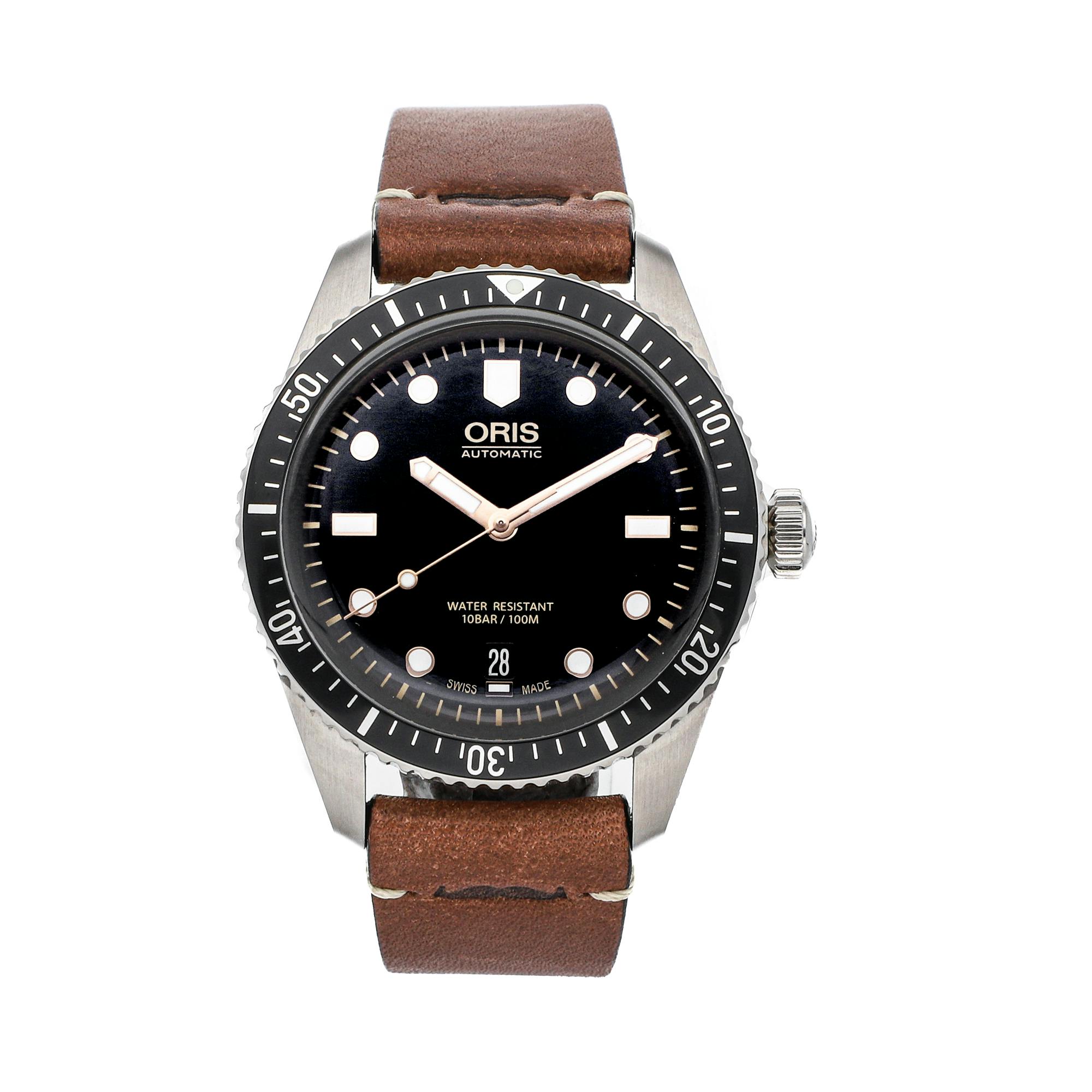 Pre Owned Oris Divers Sixty Five Movember Edition 733 7707 4084