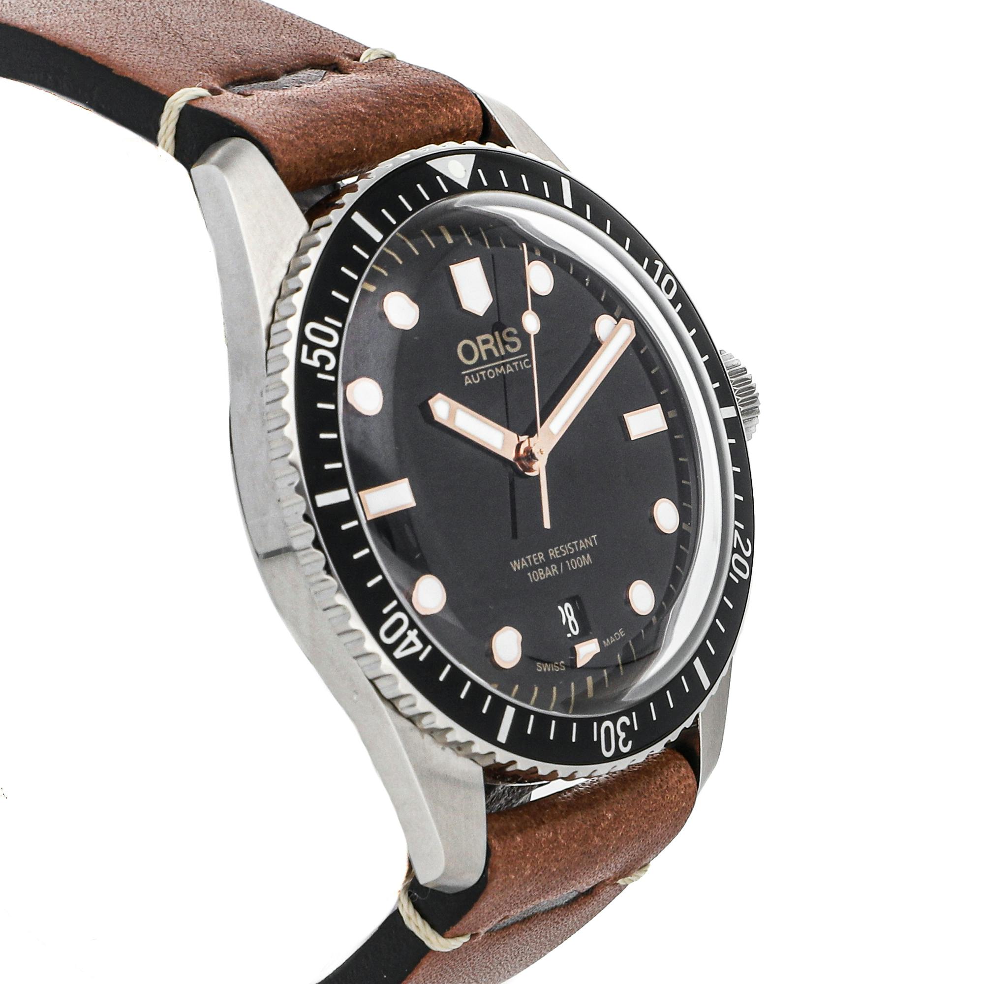 Pre Owned Oris Divers Sixty Five Movember Edition 733 7707 4084