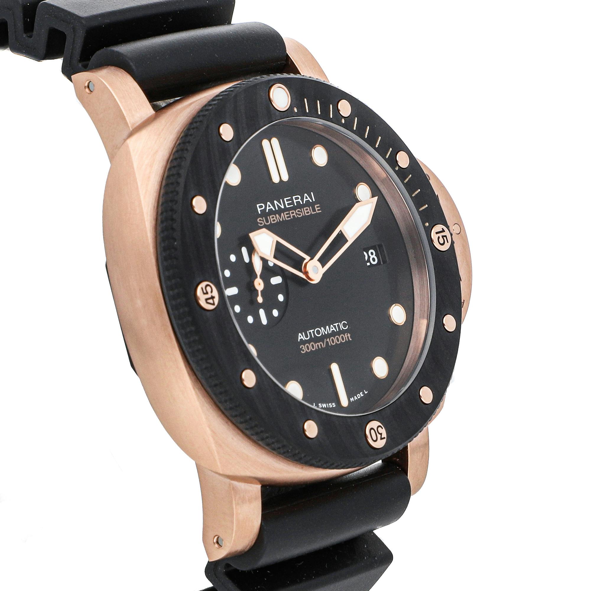 panerai gold submersible