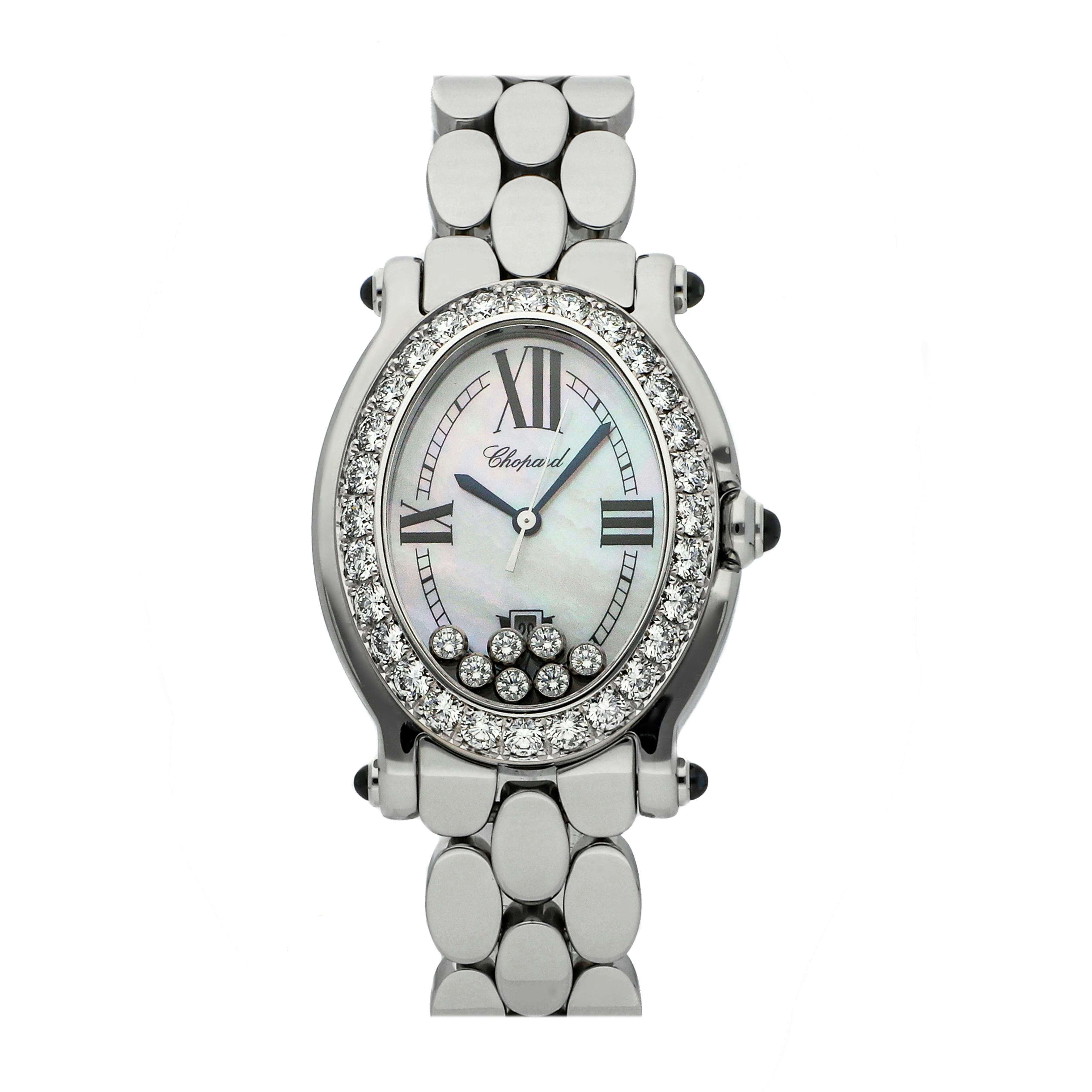 Pre owned chopard cheap happy diamond watch