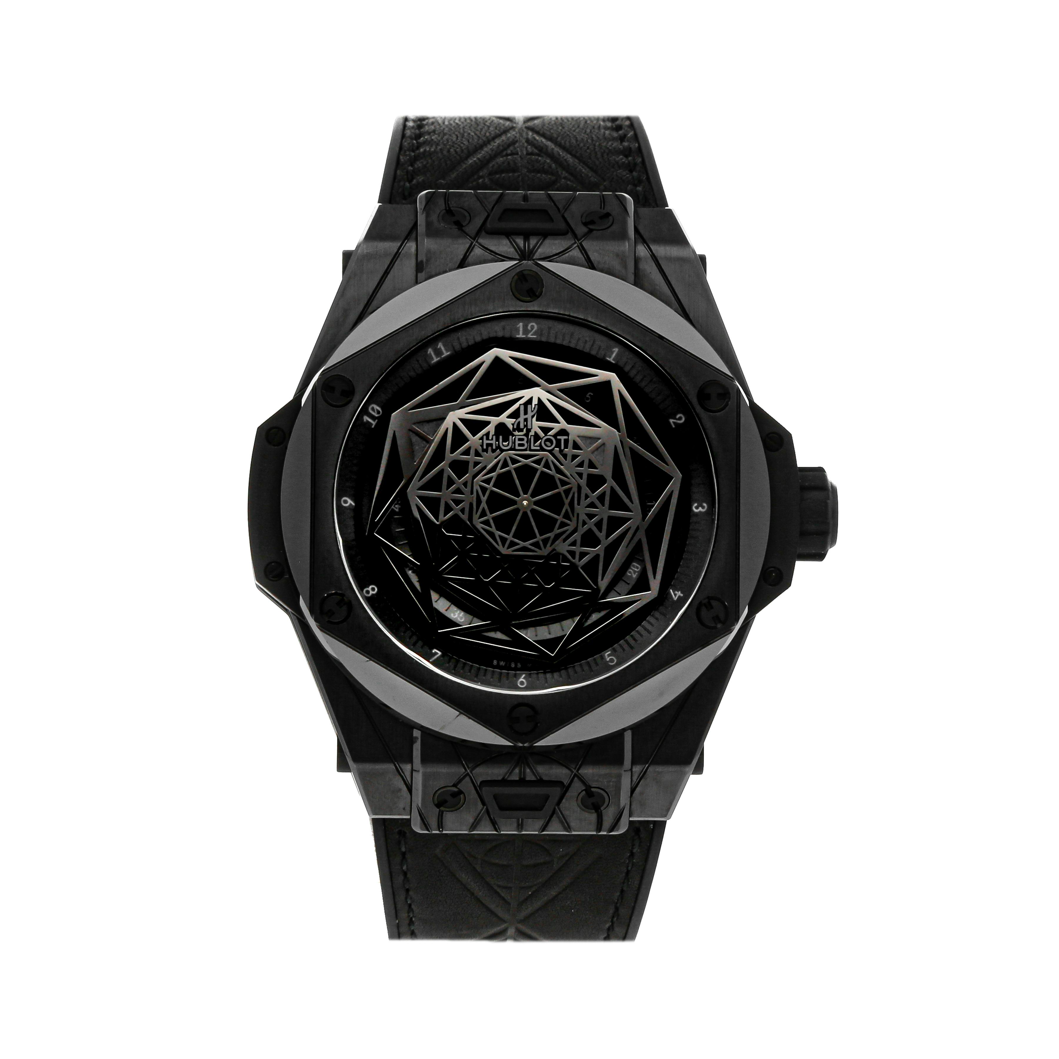 Hublot sang best sale bleu all black