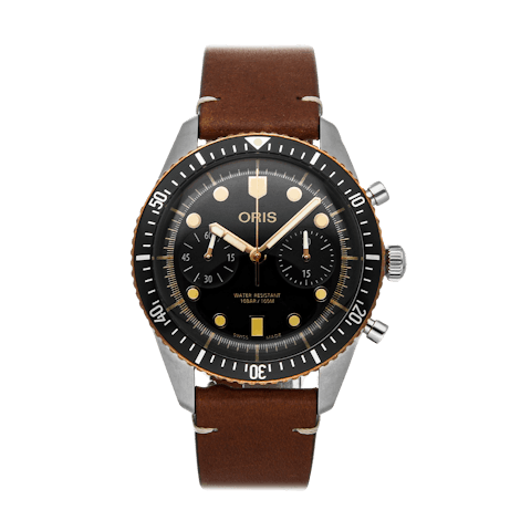 Vertical Oris Divers Sixty-Five Chronograph 01 771 7744 4354-07 5 21 45