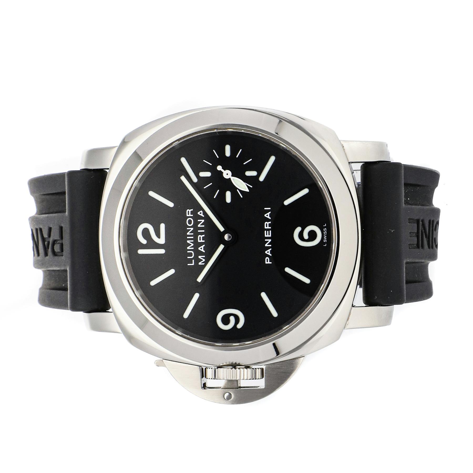 Pre Owned Panerai Luminor Marina Destro Left Hand Crown PAM 115