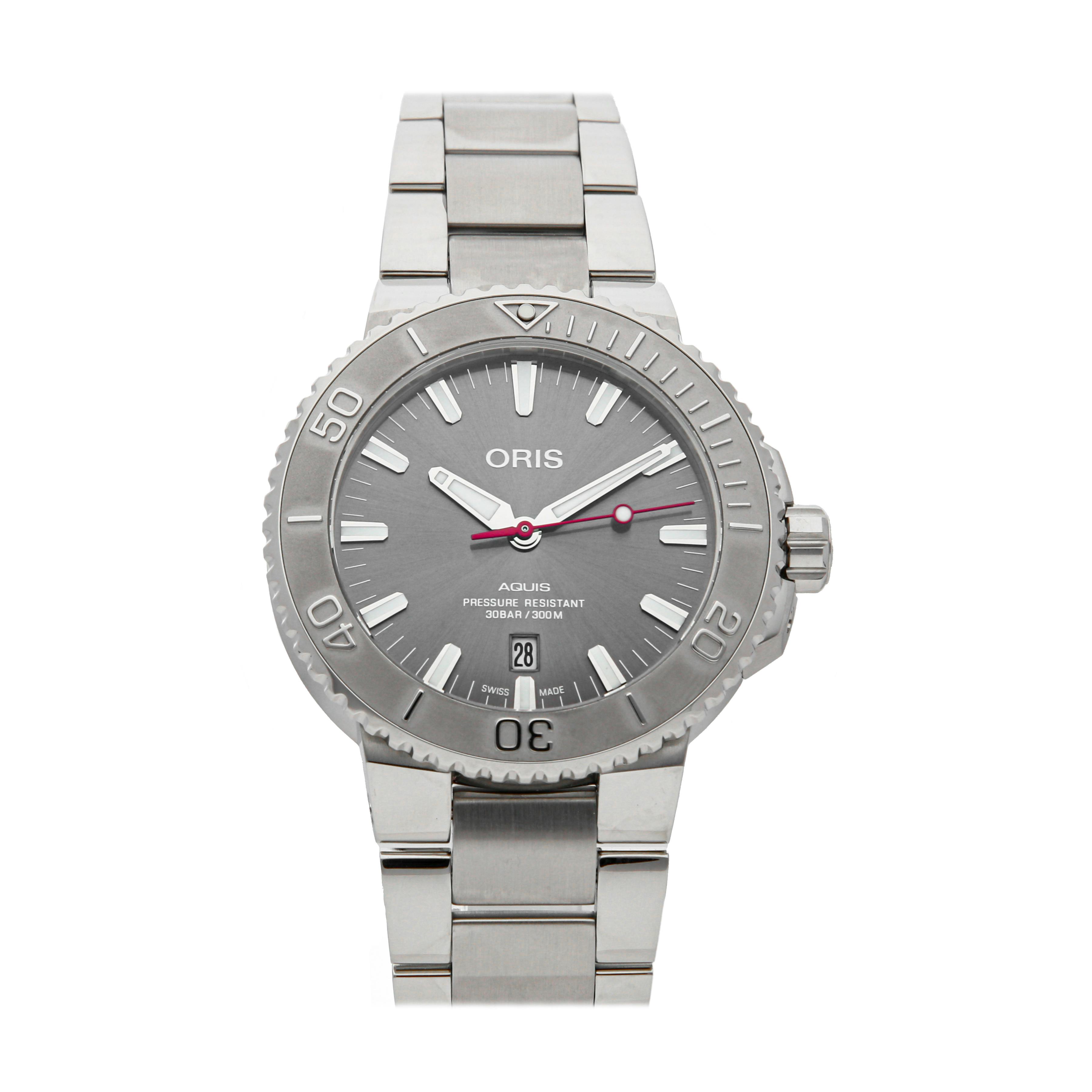 Pre Owned Oris Aquis Date 01 733 7730 4153 07 8 24 05PEB