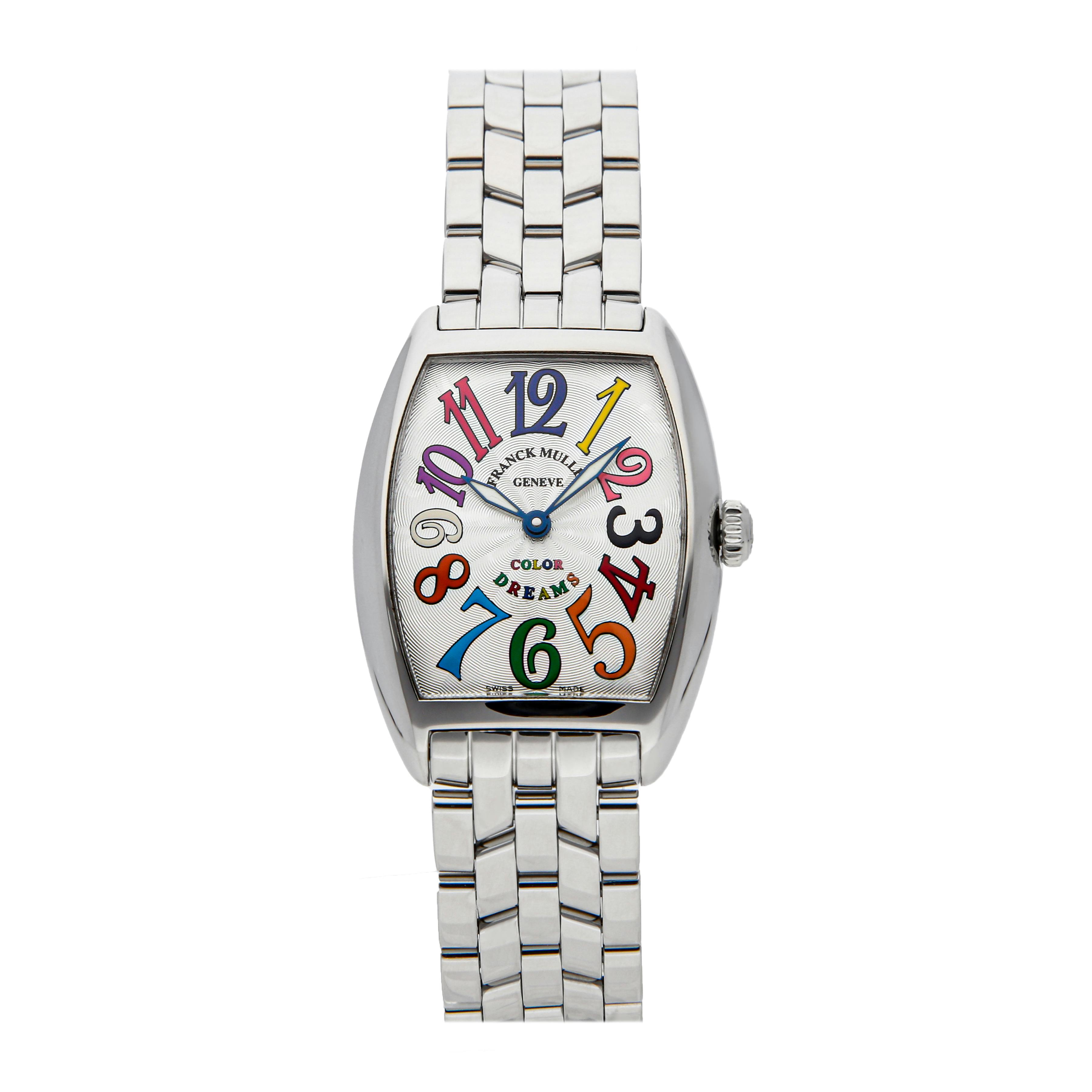 Pre Owned Franck Muller Cintree Curvex Color Dreams 7502QZCOD