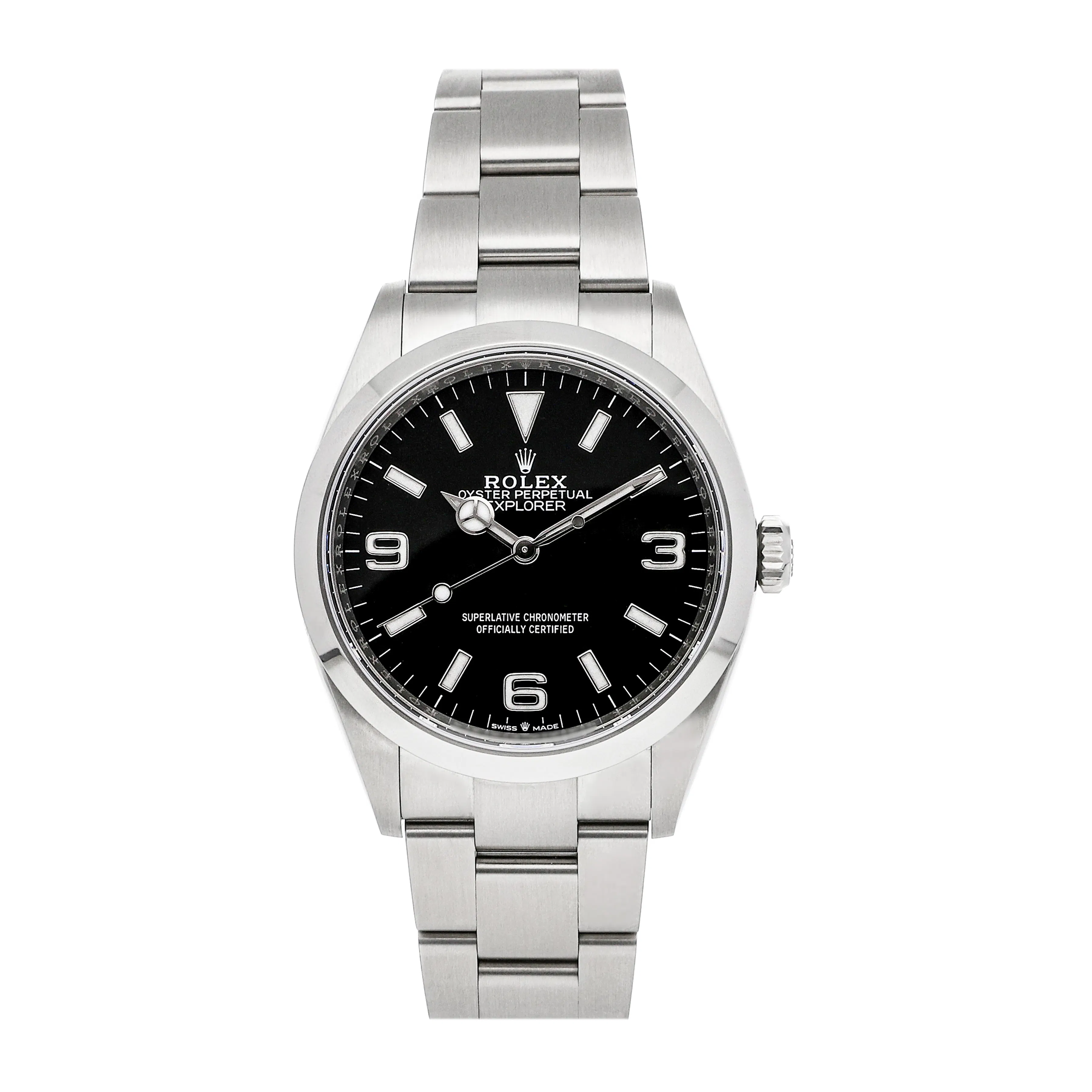 rolex explorer superlative chronometer