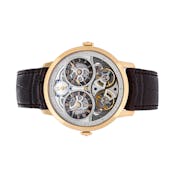 Pre-Owned Arnold & Son DBG Double Balance GMT Limited Edition 1DGAP.S10A.C120A