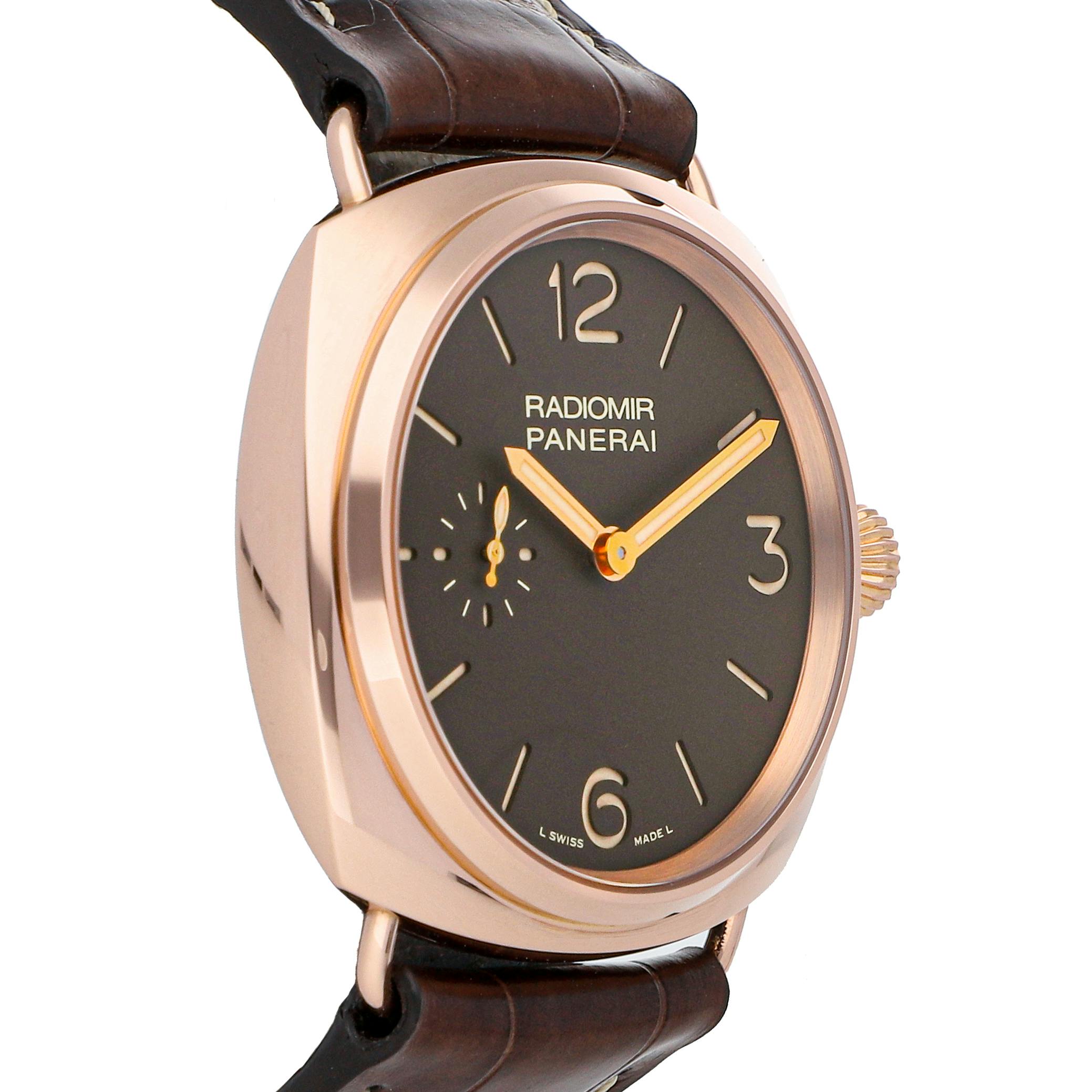 Pre Owned Panerai Radiomir Oro Rosso PAM 439 Govberg Jewelers