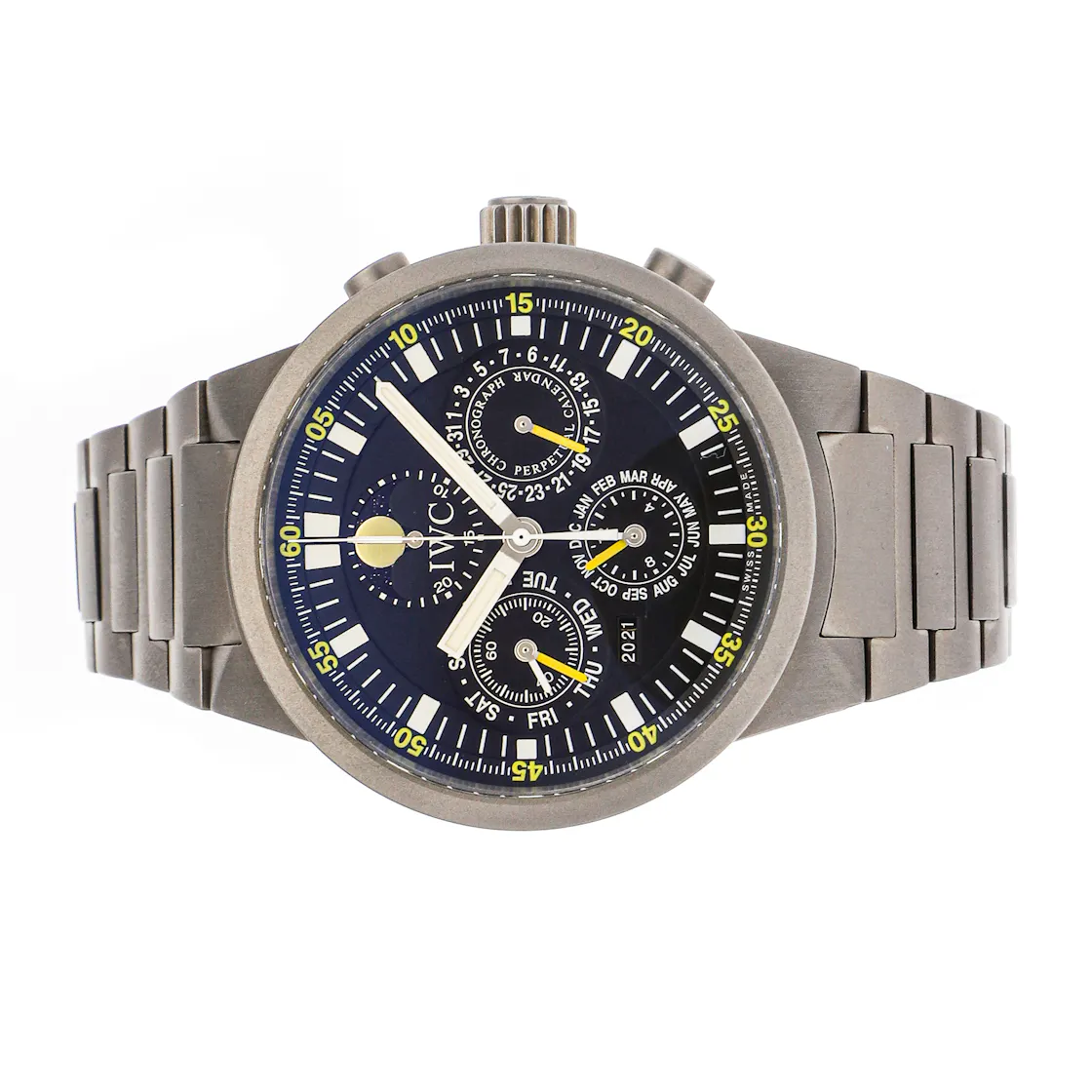 Pre-Owned IWC GST Perpetual Calendar IW3756-03 | Govberg Jewelers Pre-Owned IWC GST Perpetual Calendar IW3756-03 | Govberg Jewelers