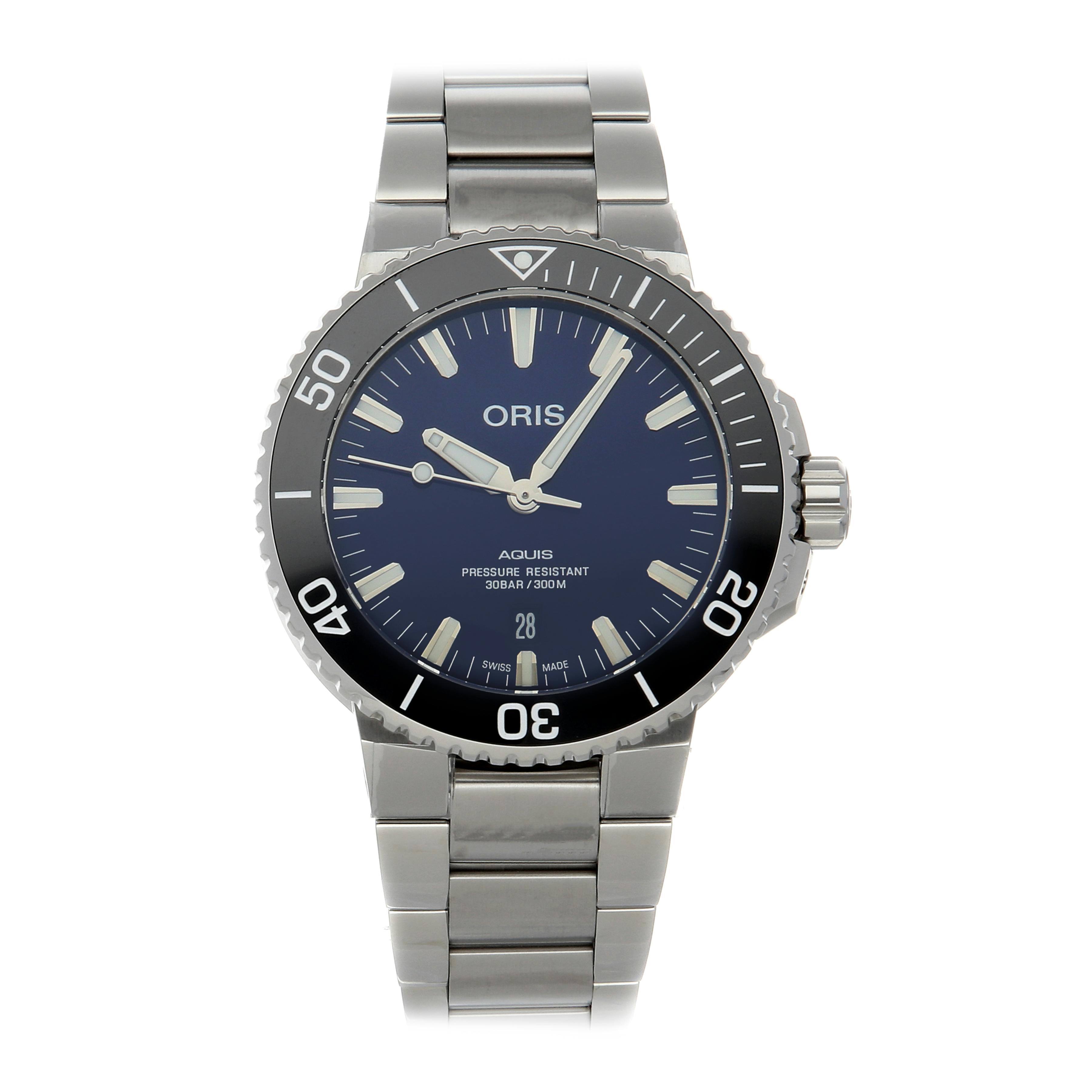 Pre Owned Oris Aquis Date 01 733 7730 4135 07 8 24 05PEB Govberg