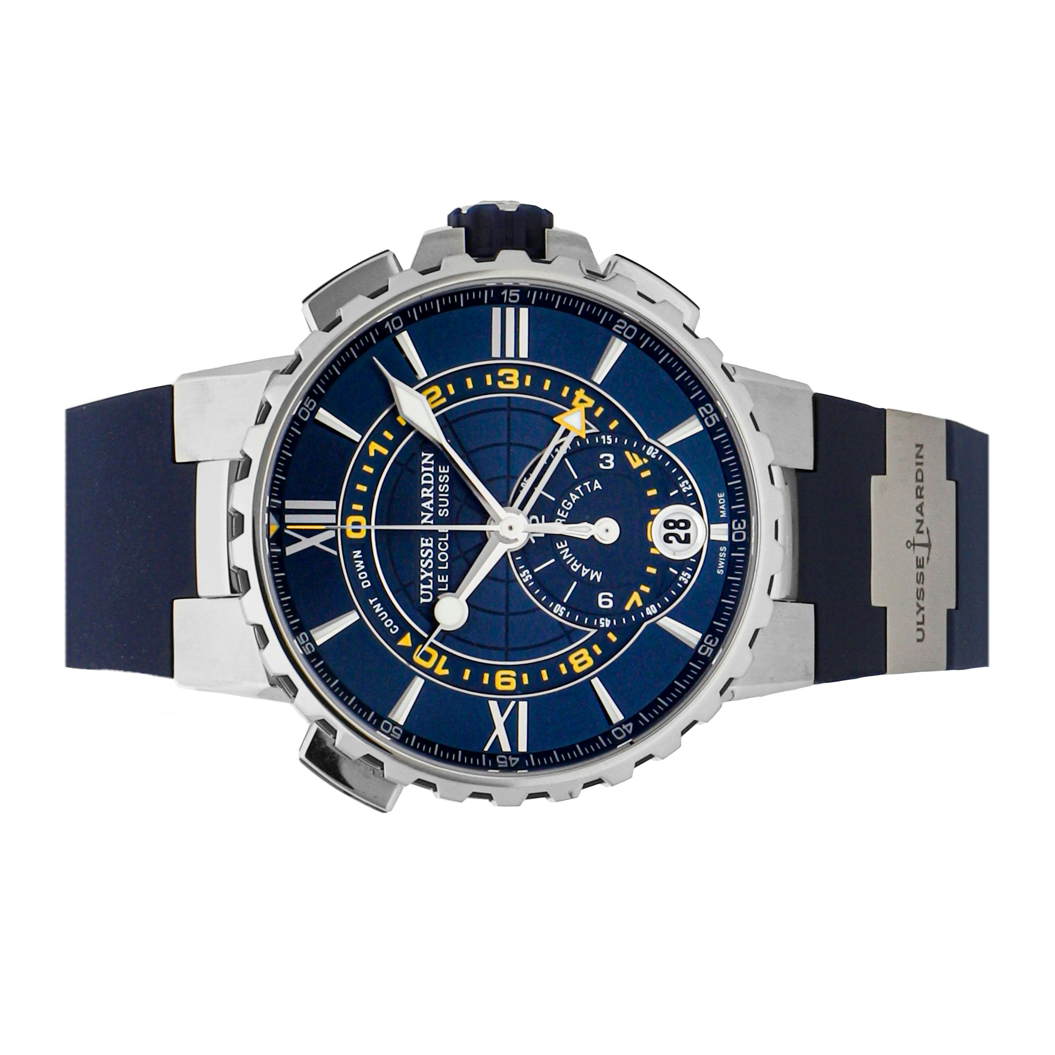 Pre Owned Ulysse Nardin Marine Regatta 1553 155 3 43 Govberg